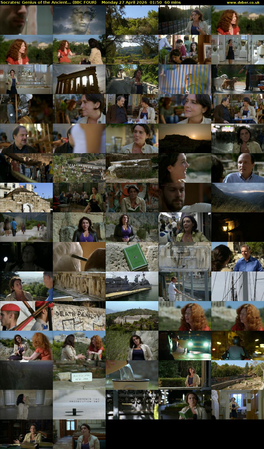 Socrates: Genius of the Ancient... (BBC FOUR) Monday 27 April 2026 01:50 - 02:50