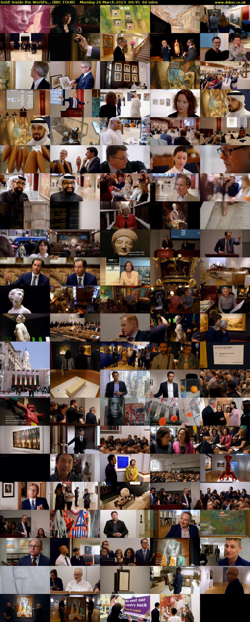 Sold! Inside the World's... (BBC FOUR) Monday 20 March 2023 00:45 - 01:45