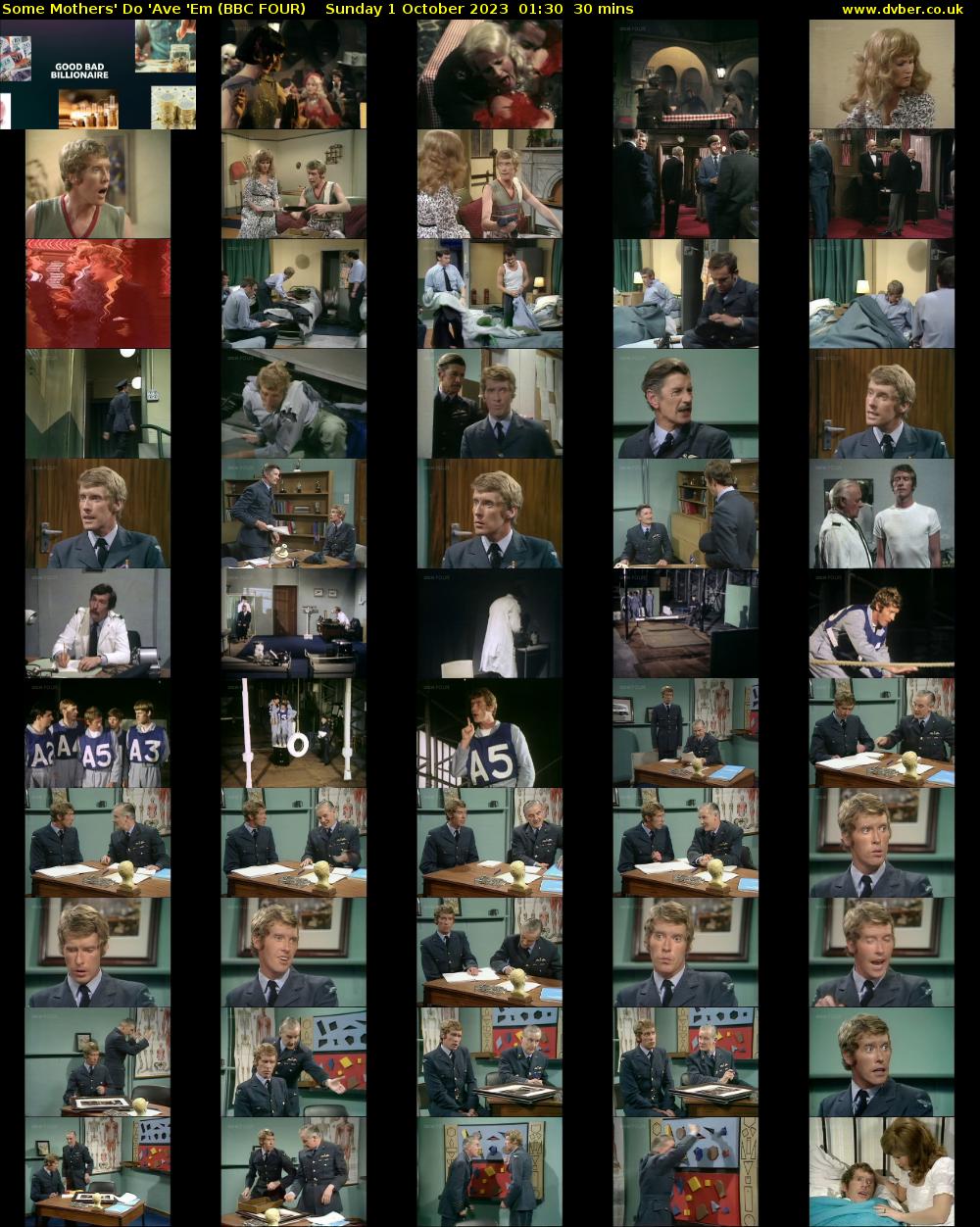 Some Mothers' Do 'Ave 'Em (BBC FOUR) Sunday 1 October 2023 01:30 - 02:00