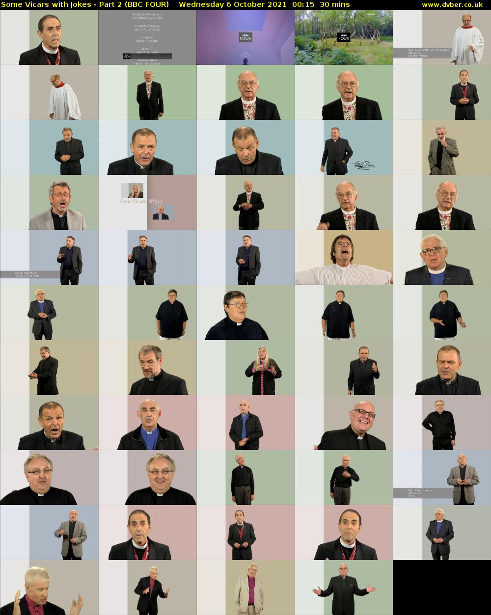 Some Vicars with Jokes - Part 2 (BBC FOUR) Wednesday 6 October 2021 00:15 - 00:45