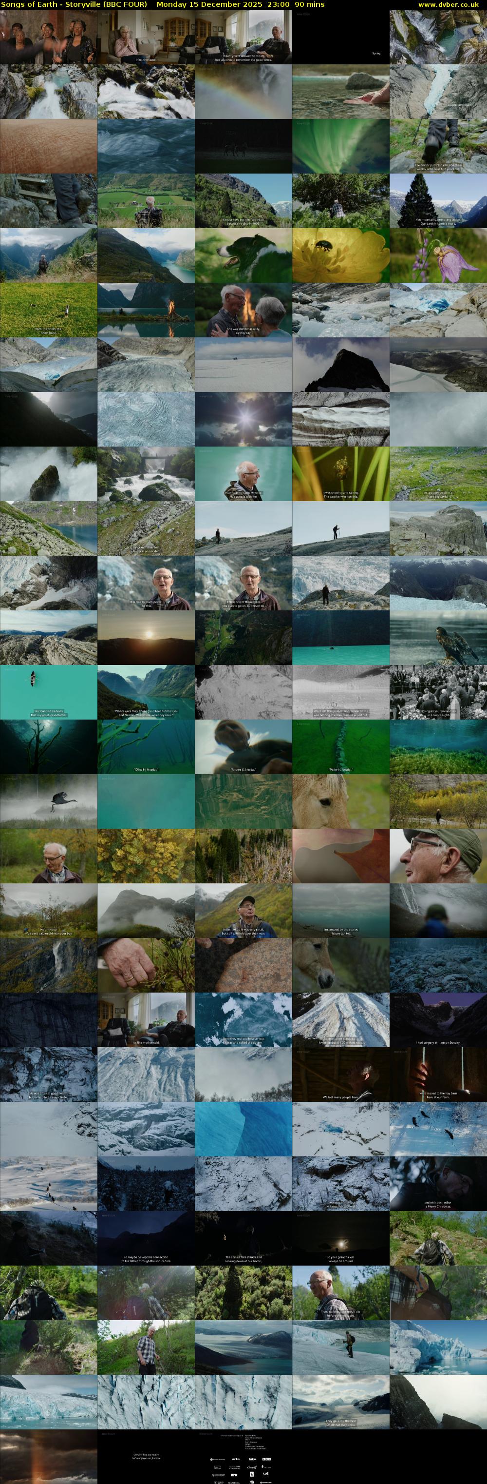 Songs of Earth - Storyville (BBC FOUR) Monday 15 December 2025 23:00 - 00:30