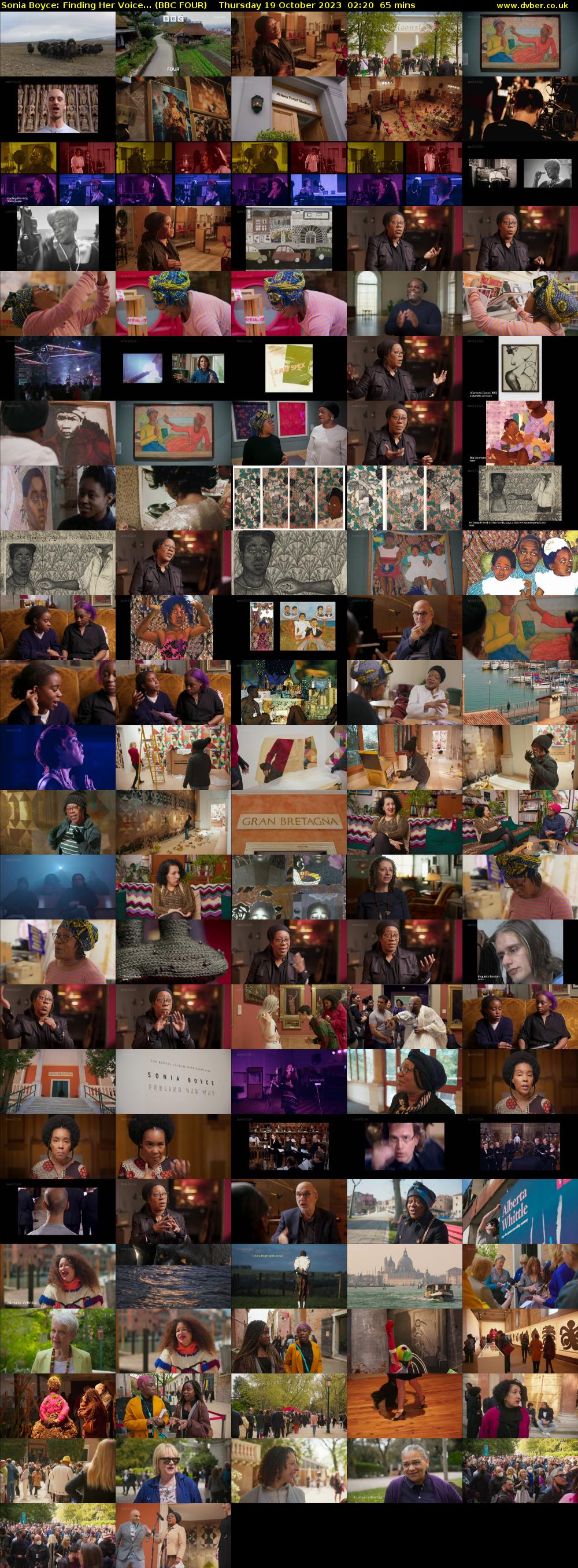 Sonia Boyce: Finding Her Voice... (BBC FOUR) Thursday 19 October 2023 02:20 - 03:25
