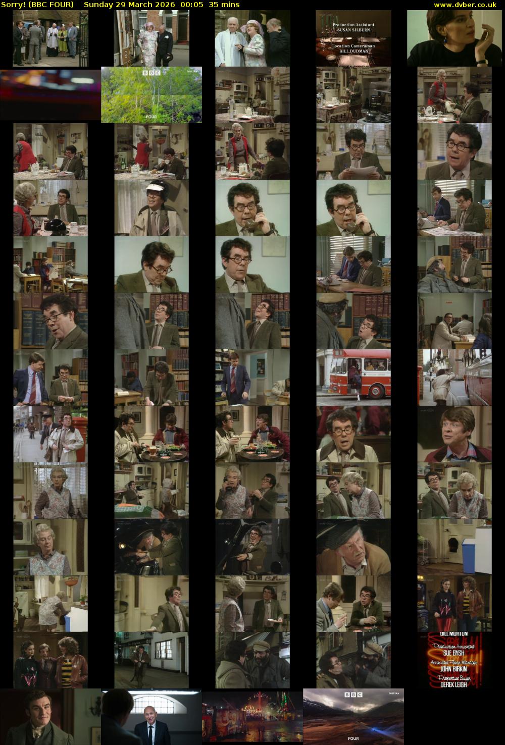 Sorry! (BBC FOUR) Sunday 29 March 2026 00:05 - 00:40