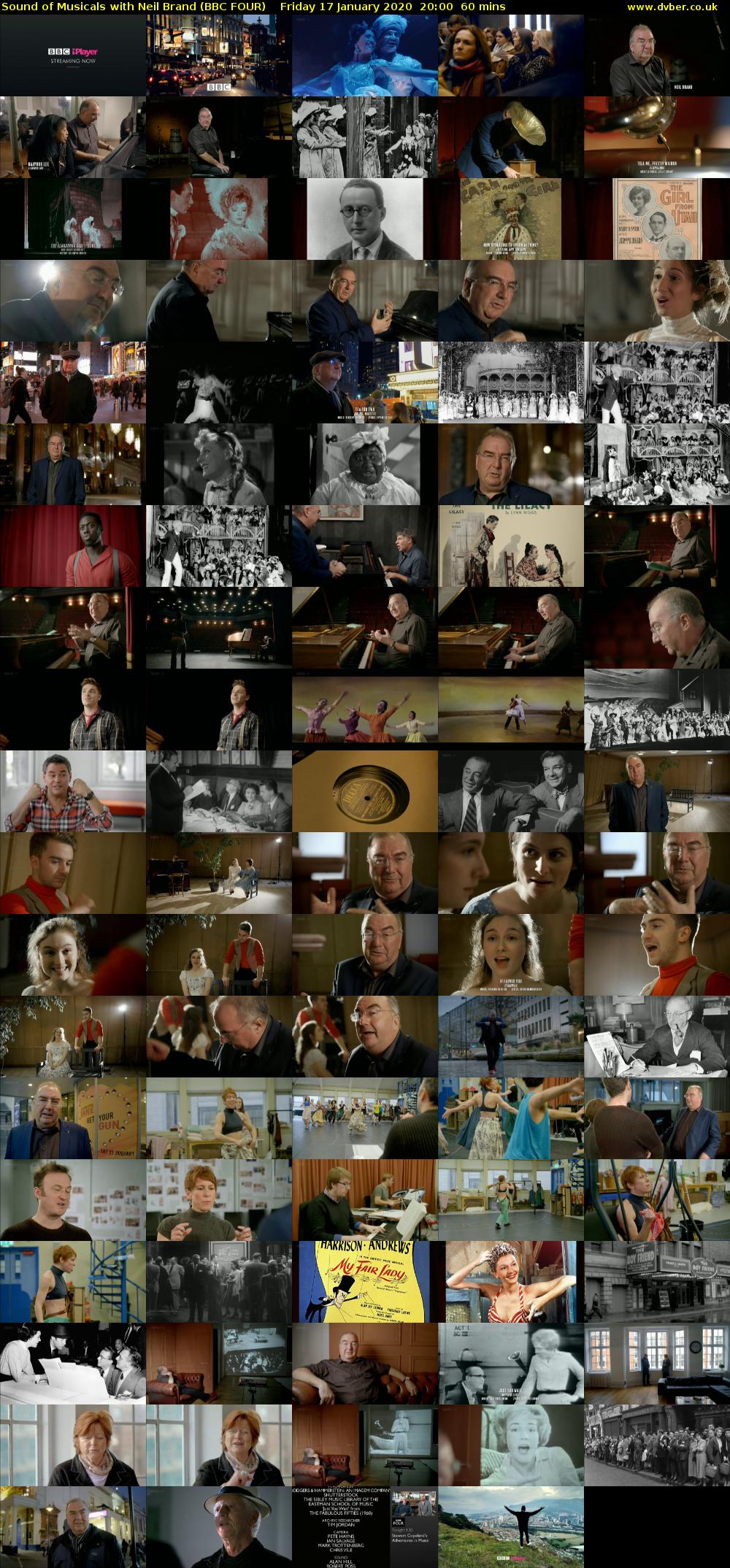 Sound of Musicals with Neil Brand (BBC FOUR) Friday 17 January 2020 20:00 - 21:00