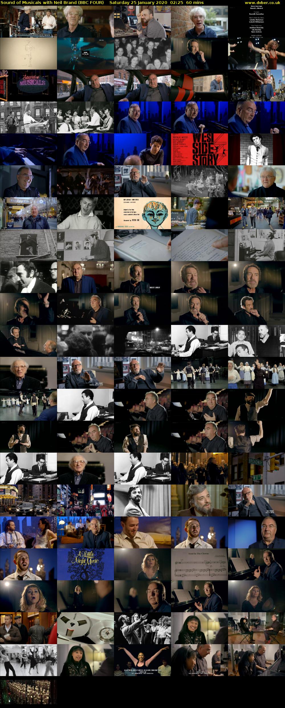 Sound of Musicals with Neil Brand (BBC FOUR) Saturday 25 January 2020 02:25 - 03:25