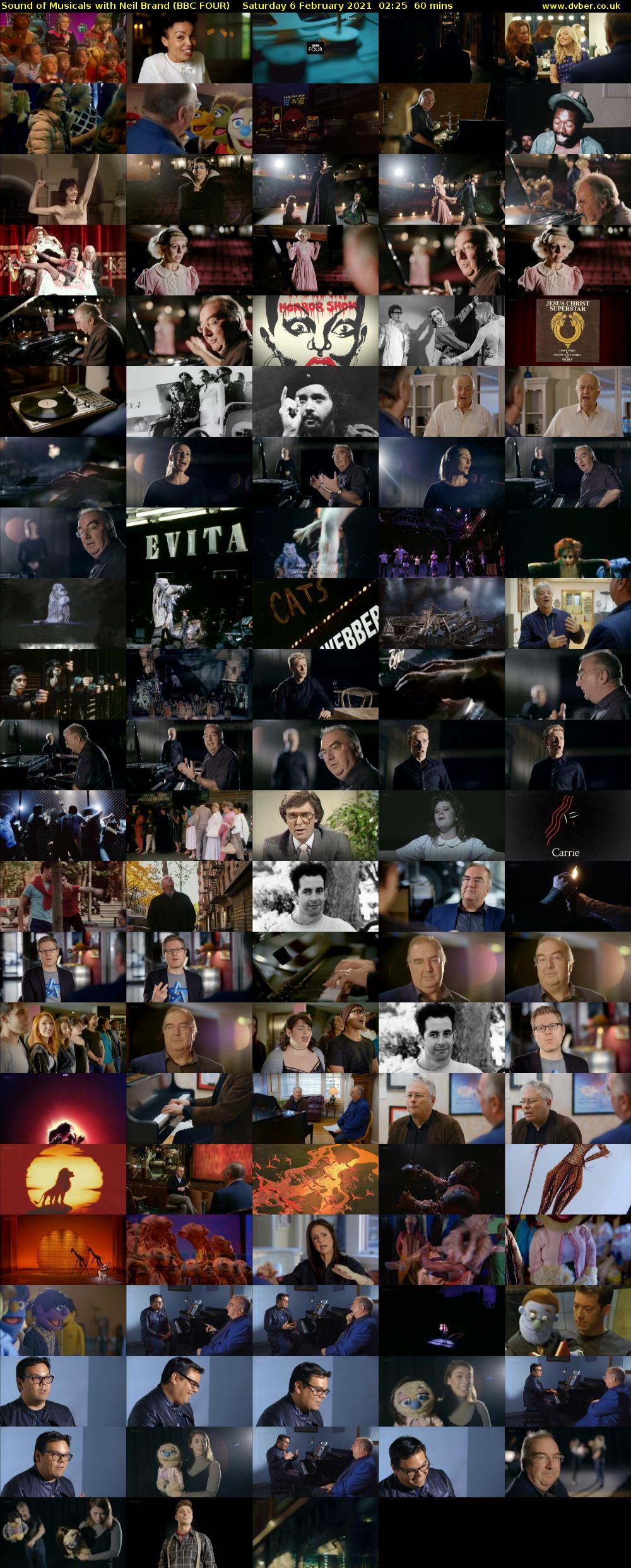 Sound of Musicals with Neil Brand (BBC FOUR) Saturday 6 February 2021 02:25 - 03:25