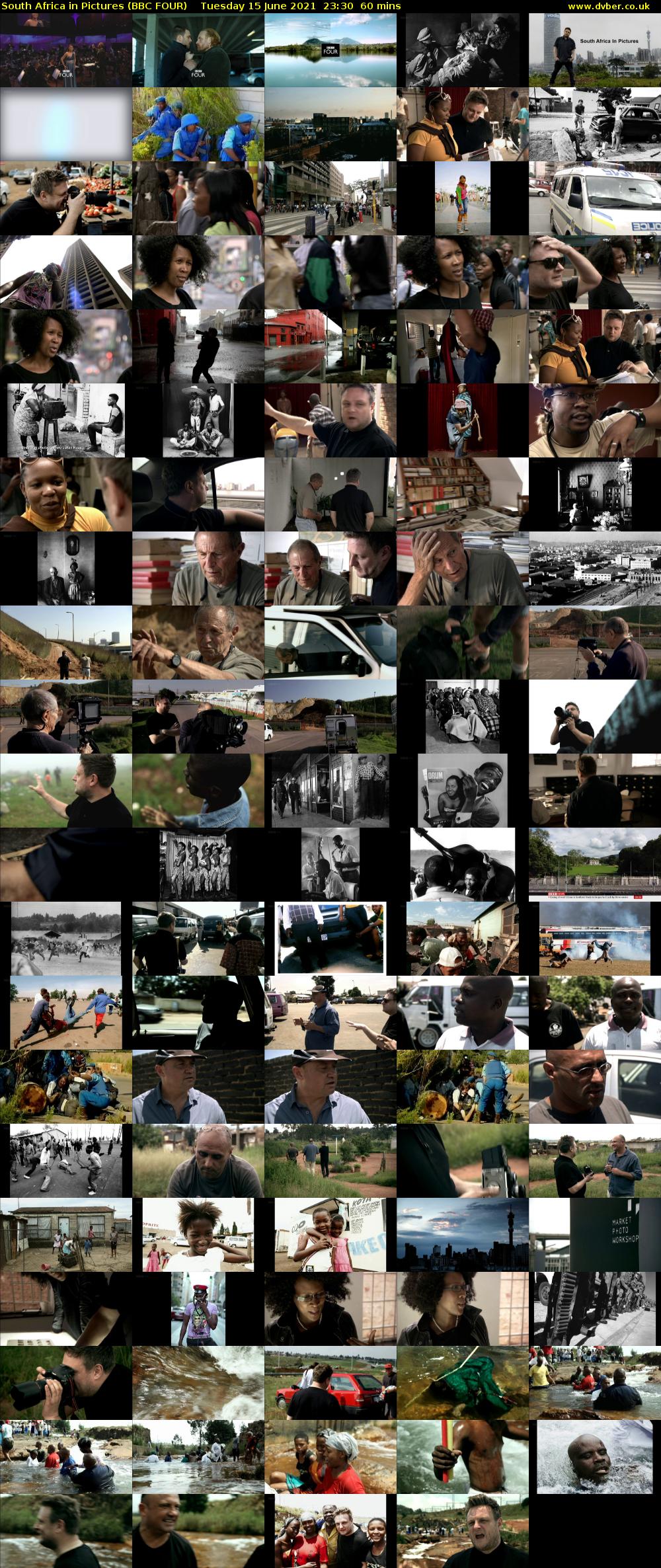 South Africa in Pictures (BBC FOUR) Tuesday 15 June 2021 23:30 - 00:30