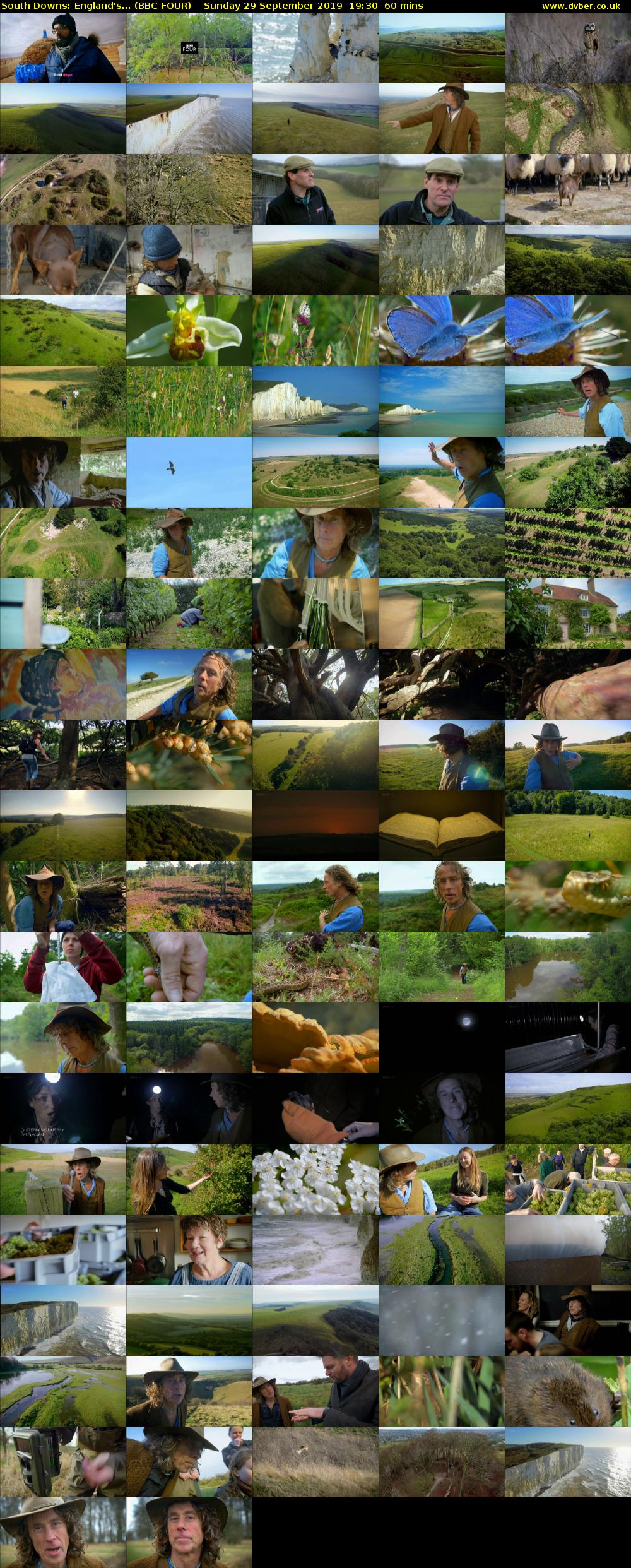 South Downs: England's... (BBC FOUR) Sunday 29 September 2019 19:30 - 20:30