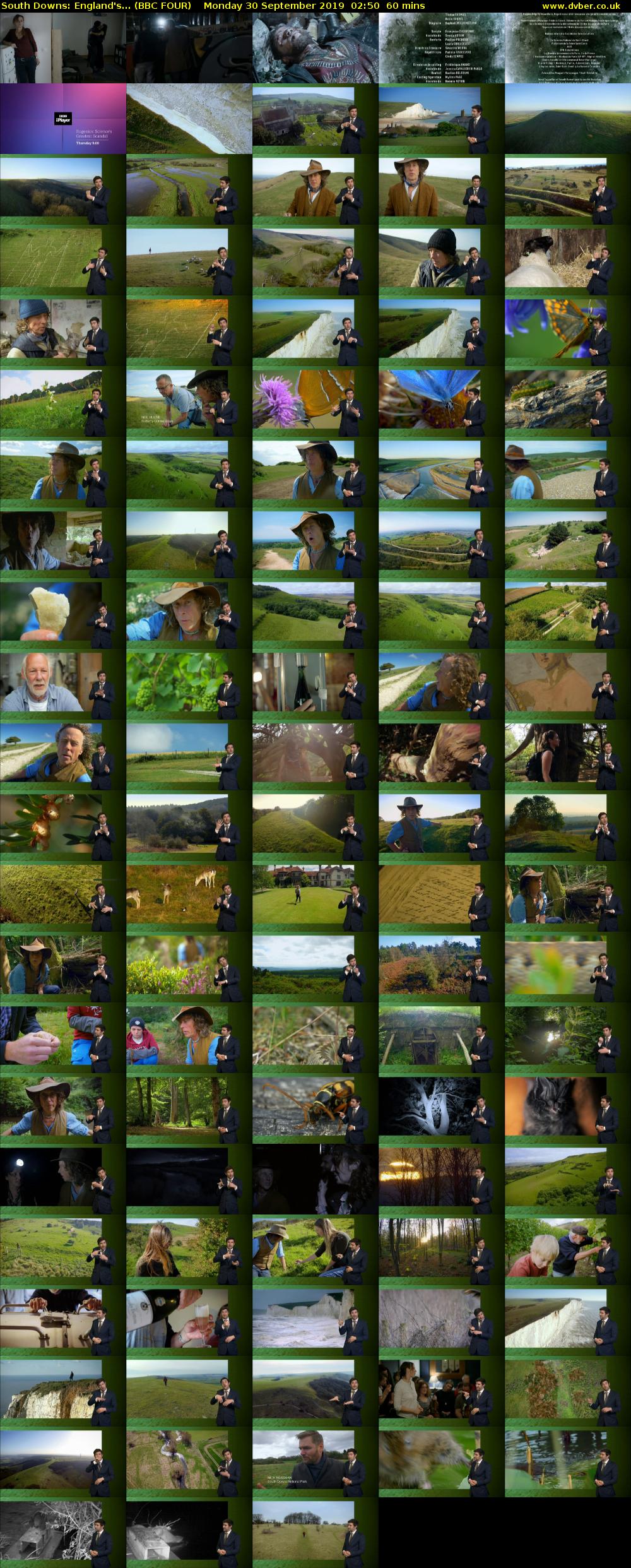 South Downs: England's... (BBC FOUR) Monday 30 September 2019 02:50 - 03:50