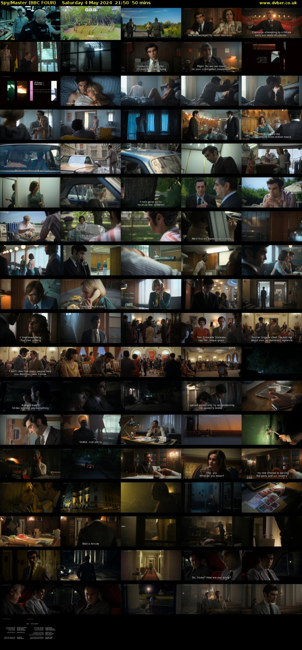 Spy/Master (BBC FOUR) Saturday 4 May 2024 21:50 - 22:40