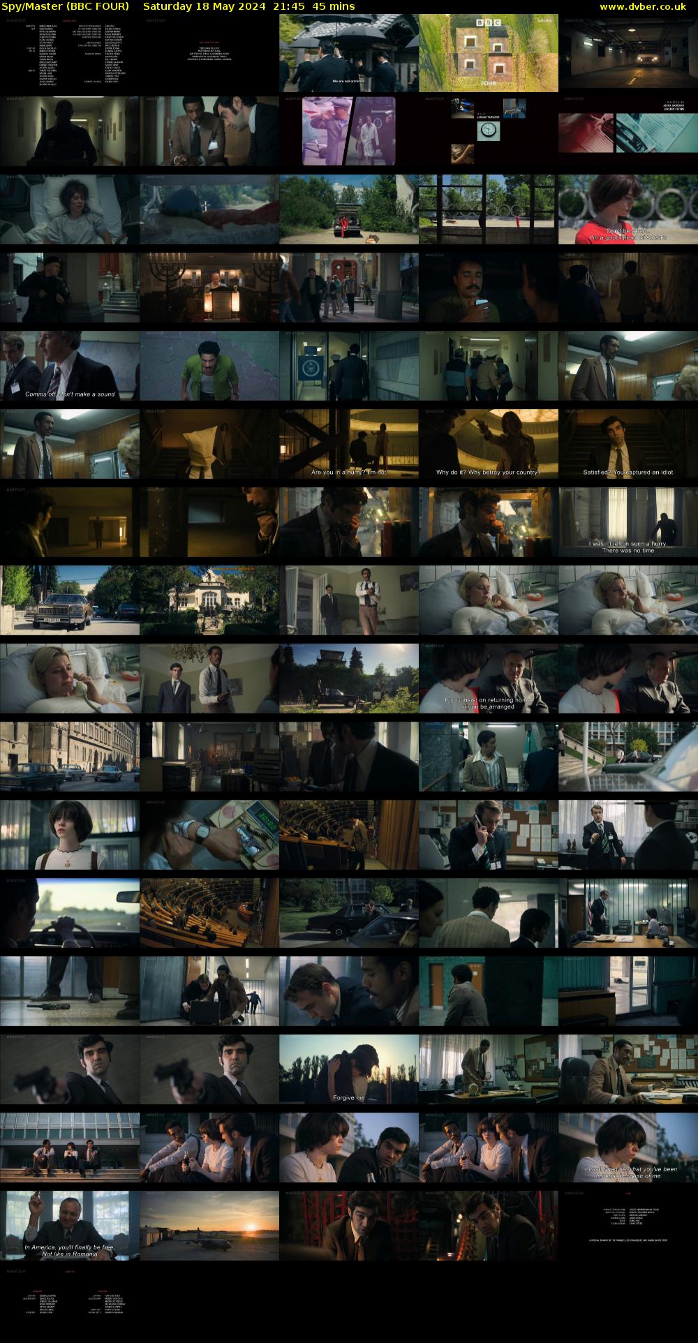 Spy/Master (BBC FOUR) Saturday 18 May 2024 21:45 - 22:30