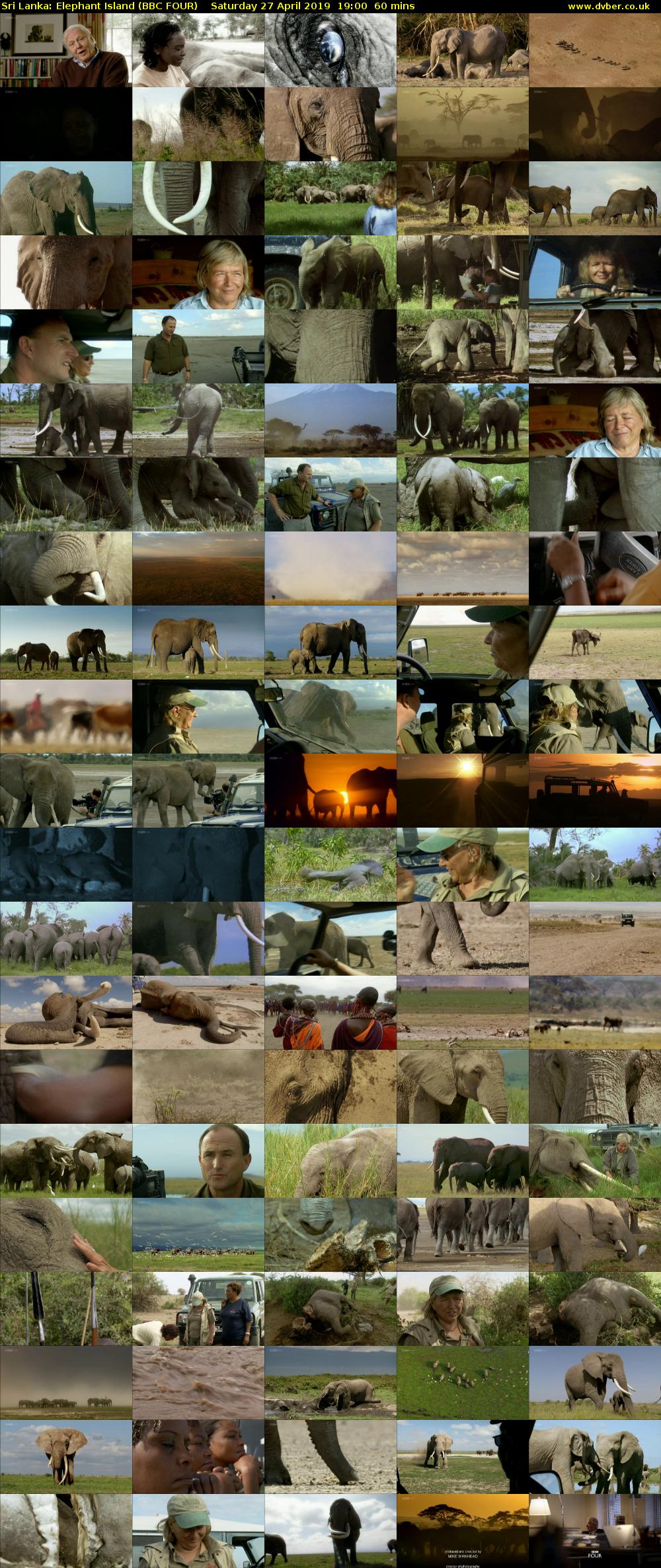 Sri Lanka: Elephant Island (BBC FOUR) Saturday 27 April 2019 19:00 - 20:00