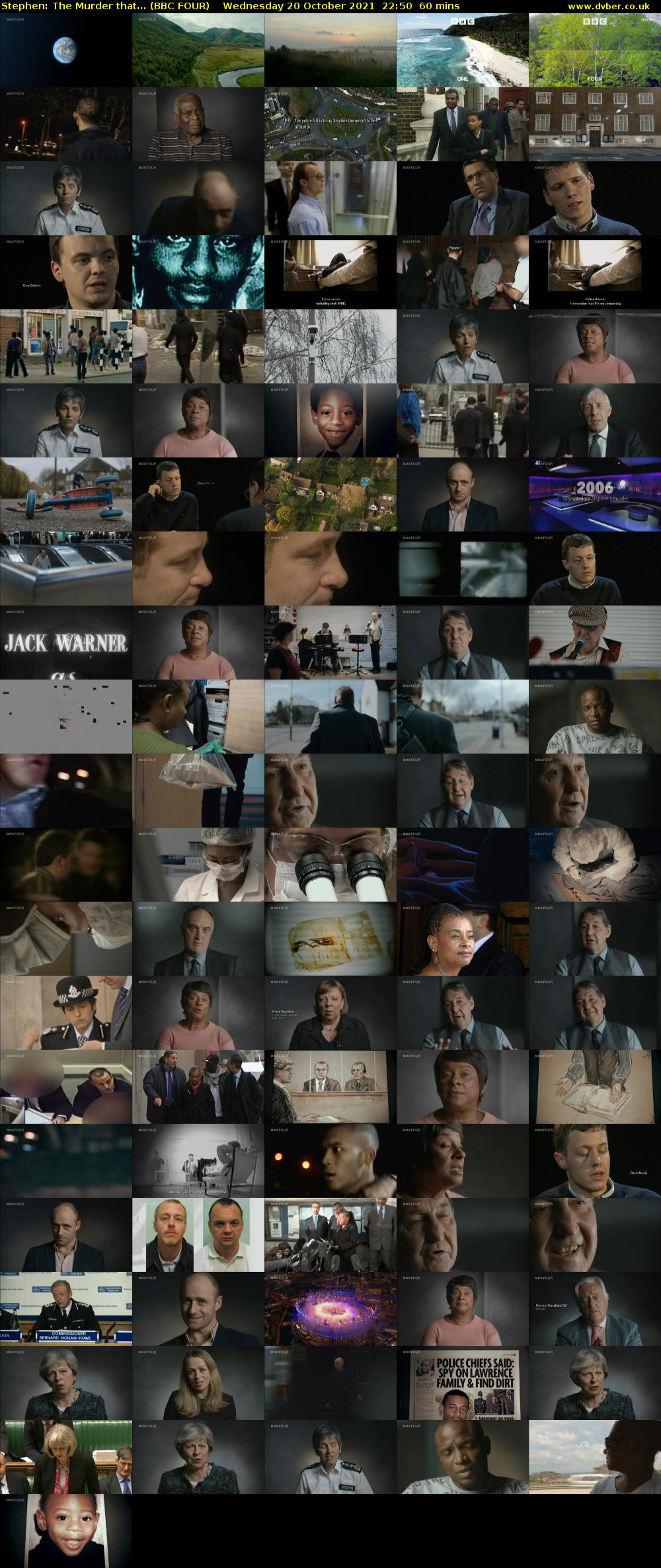 Stephen: The Murder That... (BBC FOUR) Wednesday 20 October 2021 22:50 - 23:50