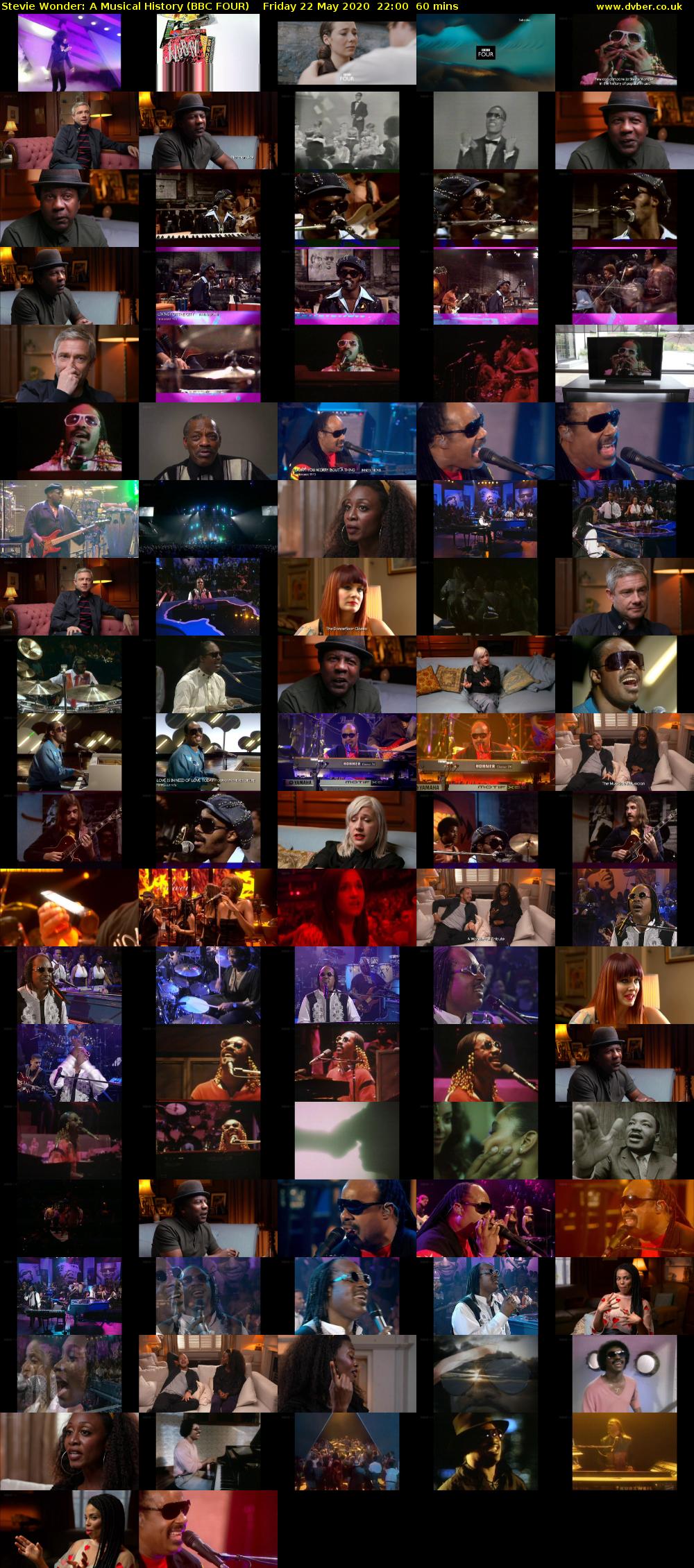 Stevie Wonder: A Musical History (BBC FOUR) Friday 22 May 2020 22:00 - 23:00