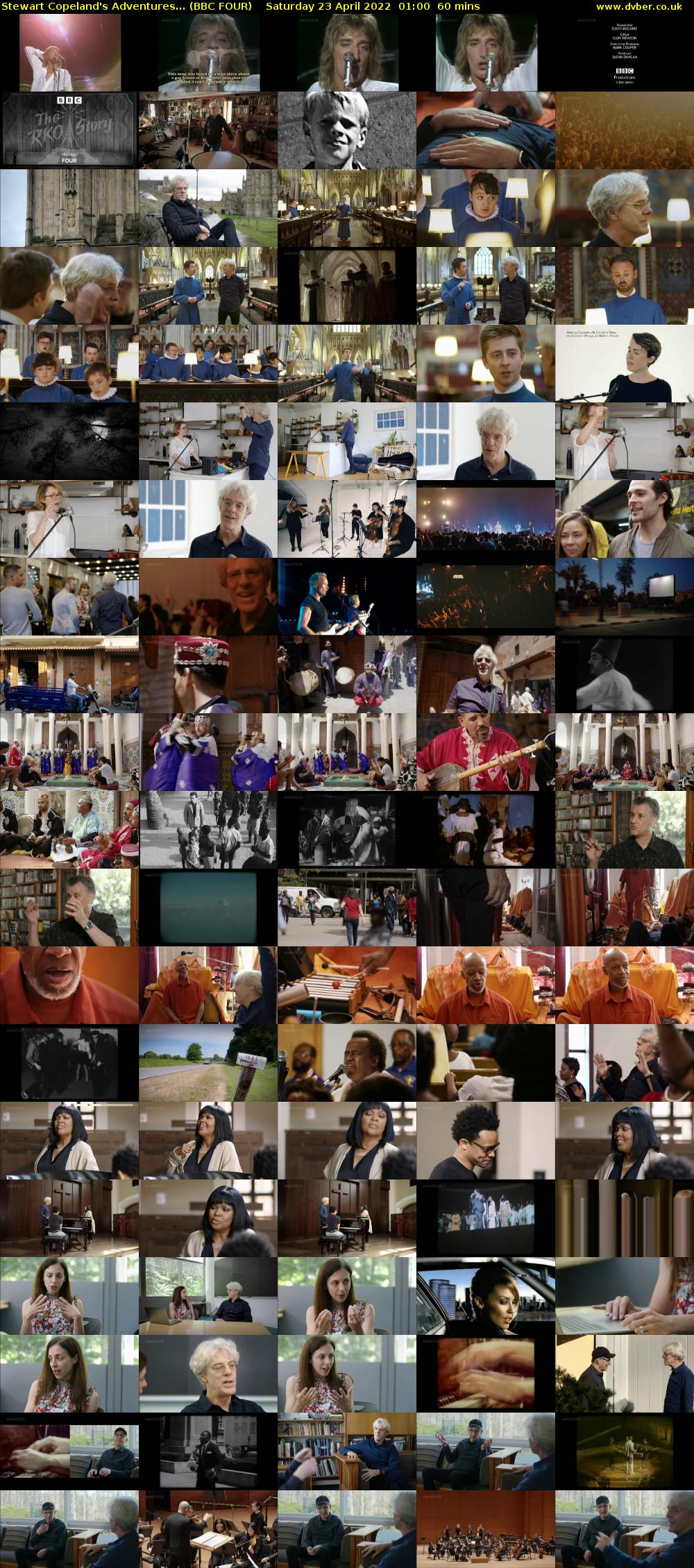 Stewart Copeland's Adventures... (BBC FOUR) Saturday 23 April 2022 01:00 - 02:00