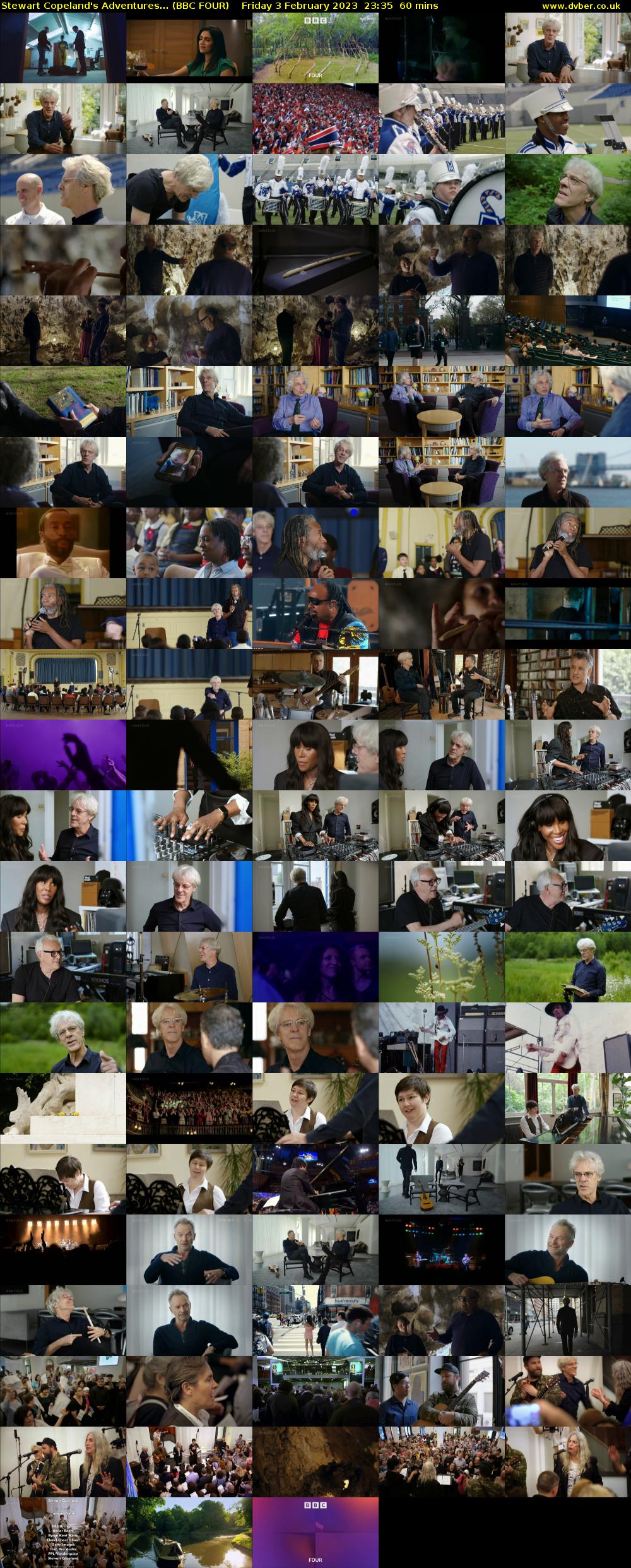 Stewart Copeland's Adventures... (BBC FOUR) Friday 3 February 2023 23:35 - 00:35