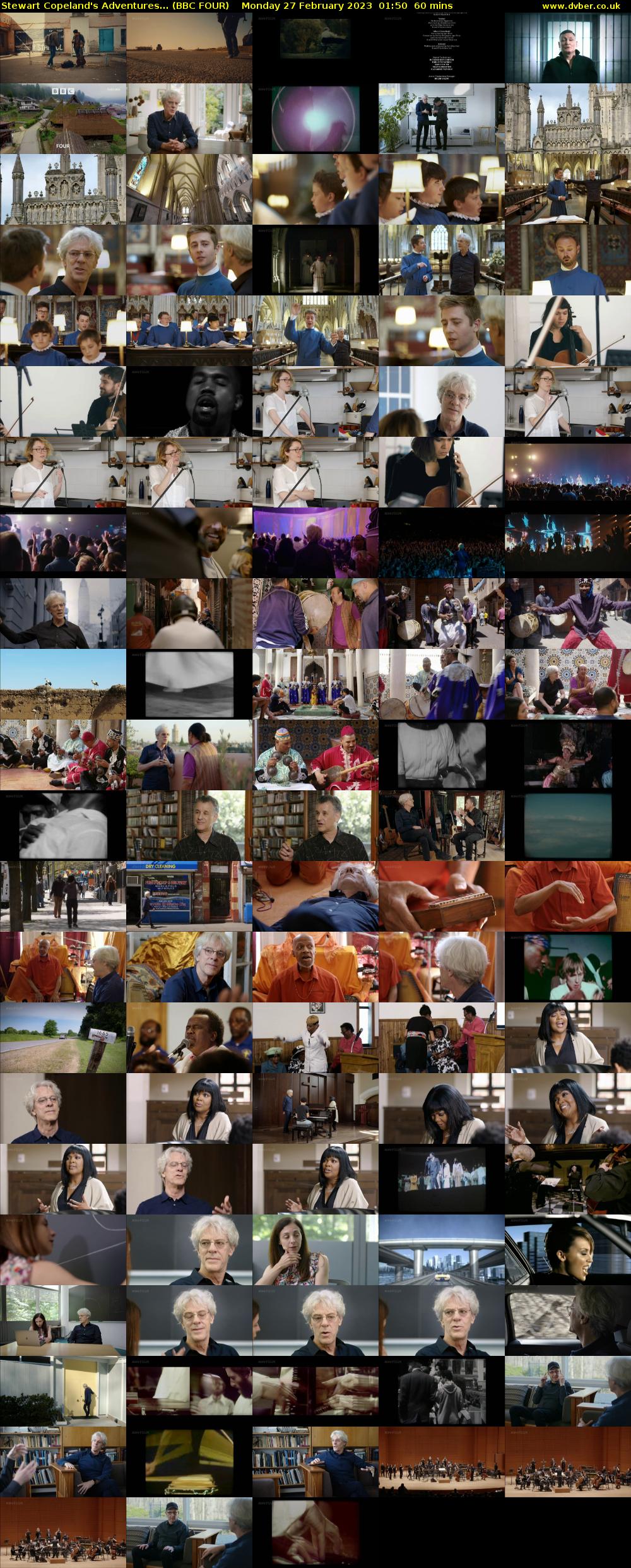 Stewart Copeland's Adventures... (BBC FOUR) Monday 27 February 2023 01:50 - 02:50