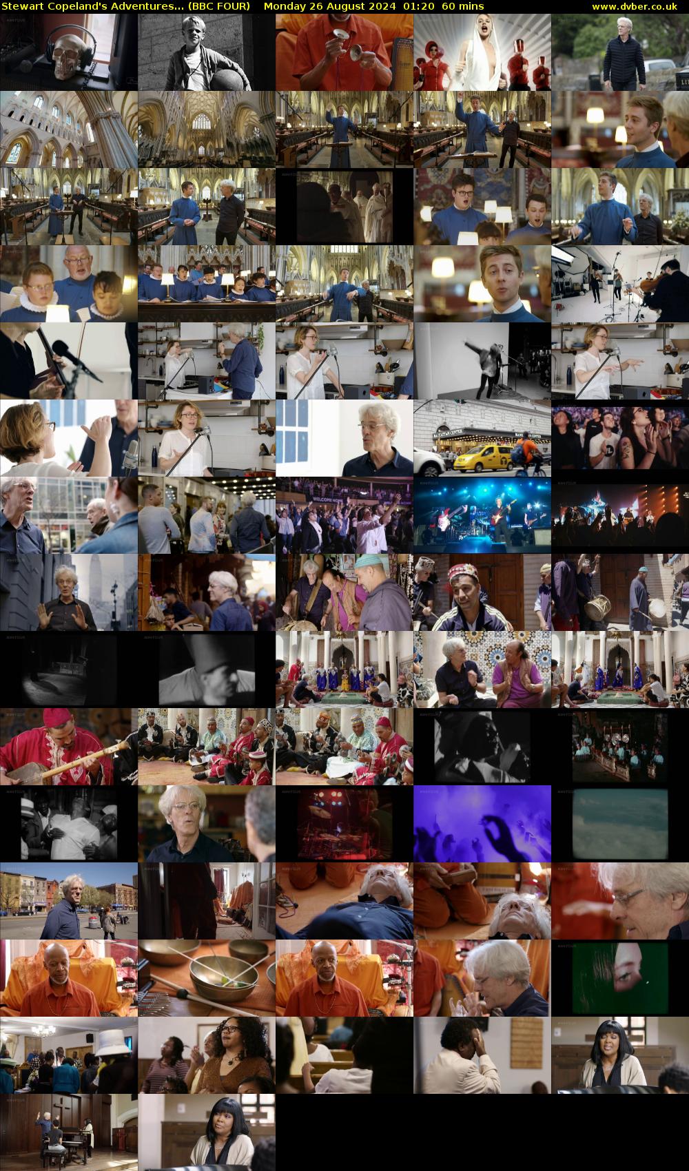 Stewart Copeland's Adventures... (BBC FOUR) Monday 26 August 2024 01:20 - 02:20