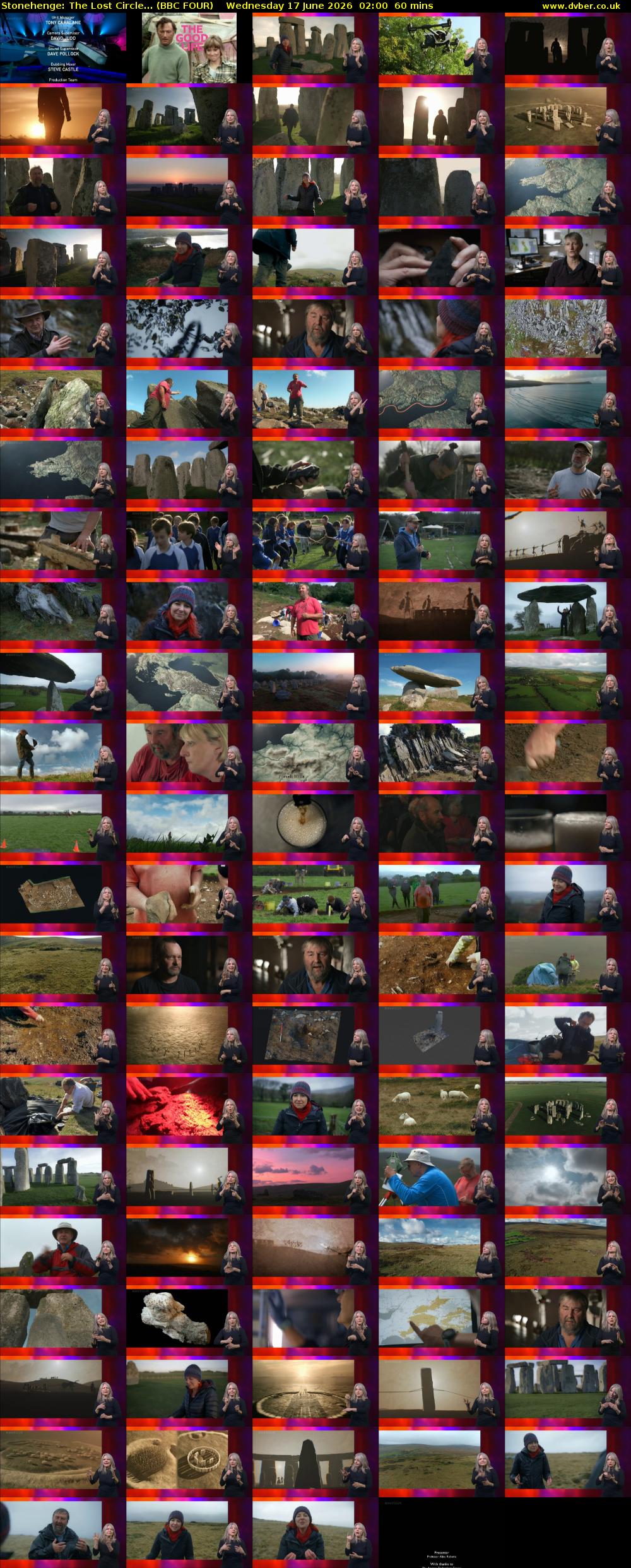 Stonehenge: The Lost Circle... (BBC FOUR) Wednesday 17 June 2026 02:00 - 03:00
