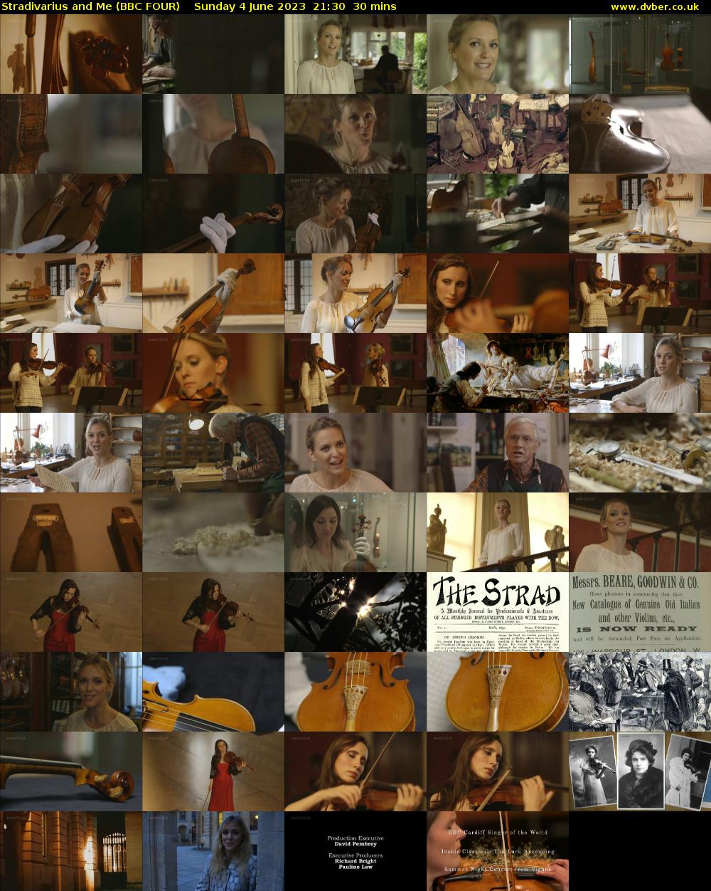 Stradivarius and Me (BBC FOUR) Sunday 4 June 2023 21:30 - 22:00