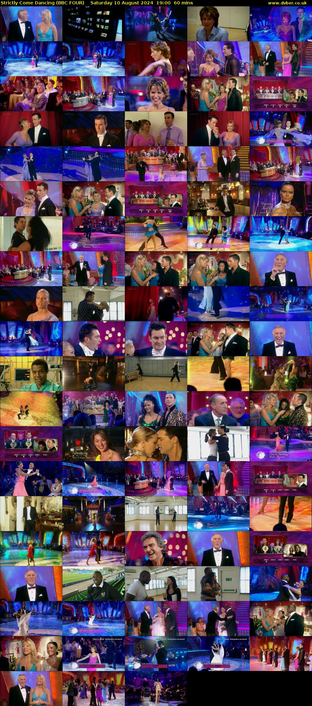 Strictly Come Dancing (BBC FOUR) Saturday 10 August 2024 19:00 - 20:00