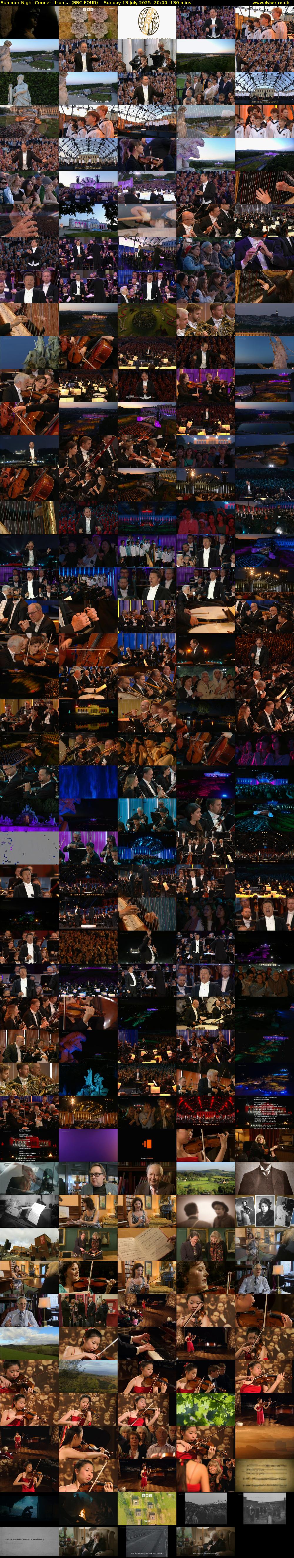 Summer Night Concert from... (BBC FOUR) Sunday 13 July 2025 20:00 - 22:10