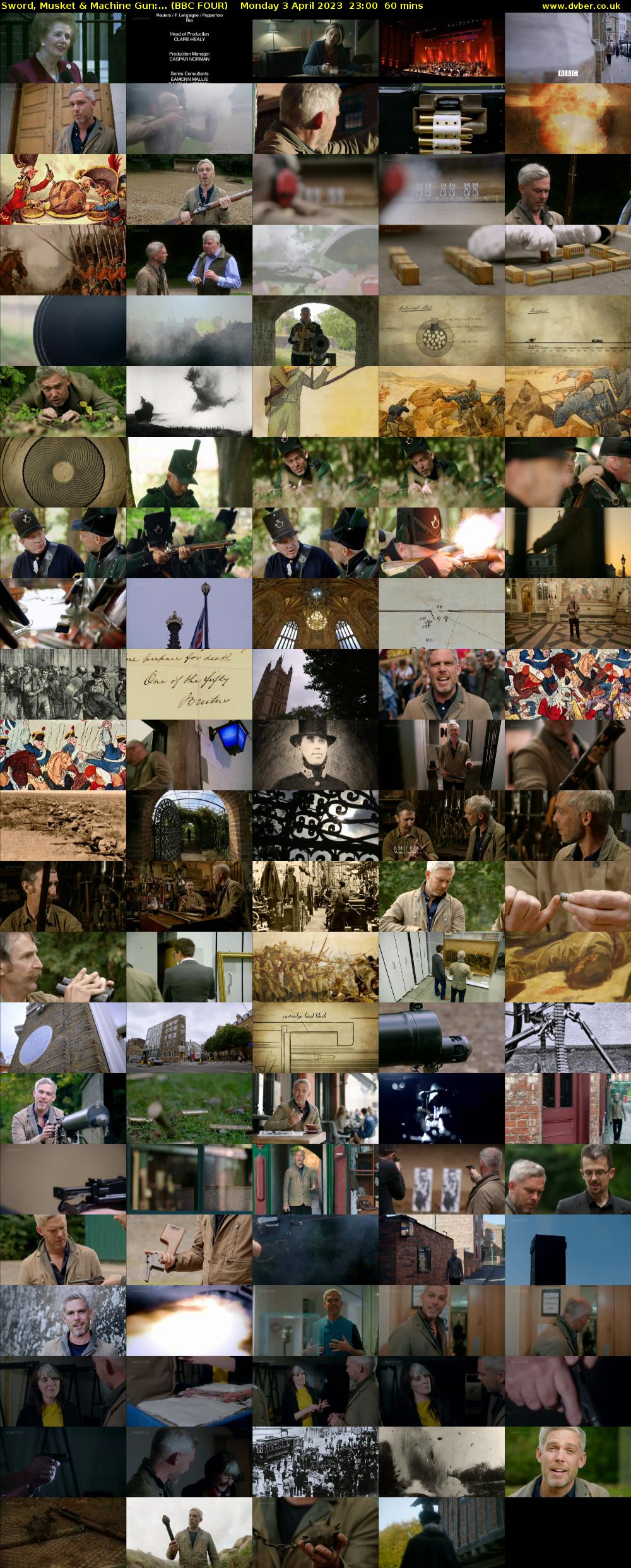 Sword, Musket & Machine Gun:... (BBC FOUR) Monday 3 April 2023 23:00 - 00:00