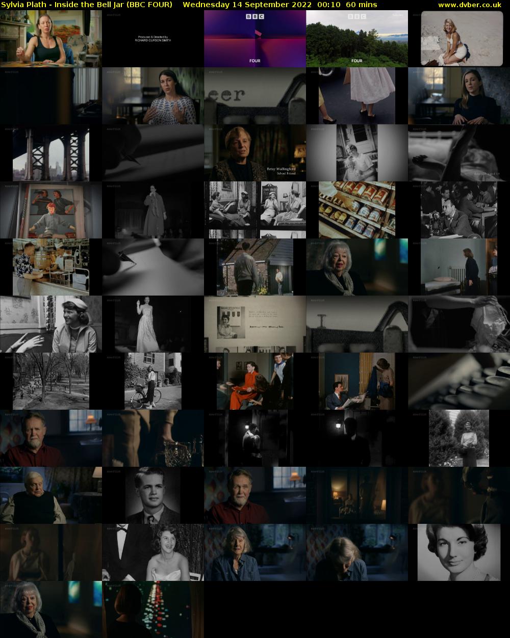 Sylvia Plath - Inside the Bell Jar (BBC FOUR) Wednesday 14 September 2022 00:10 - 01:10