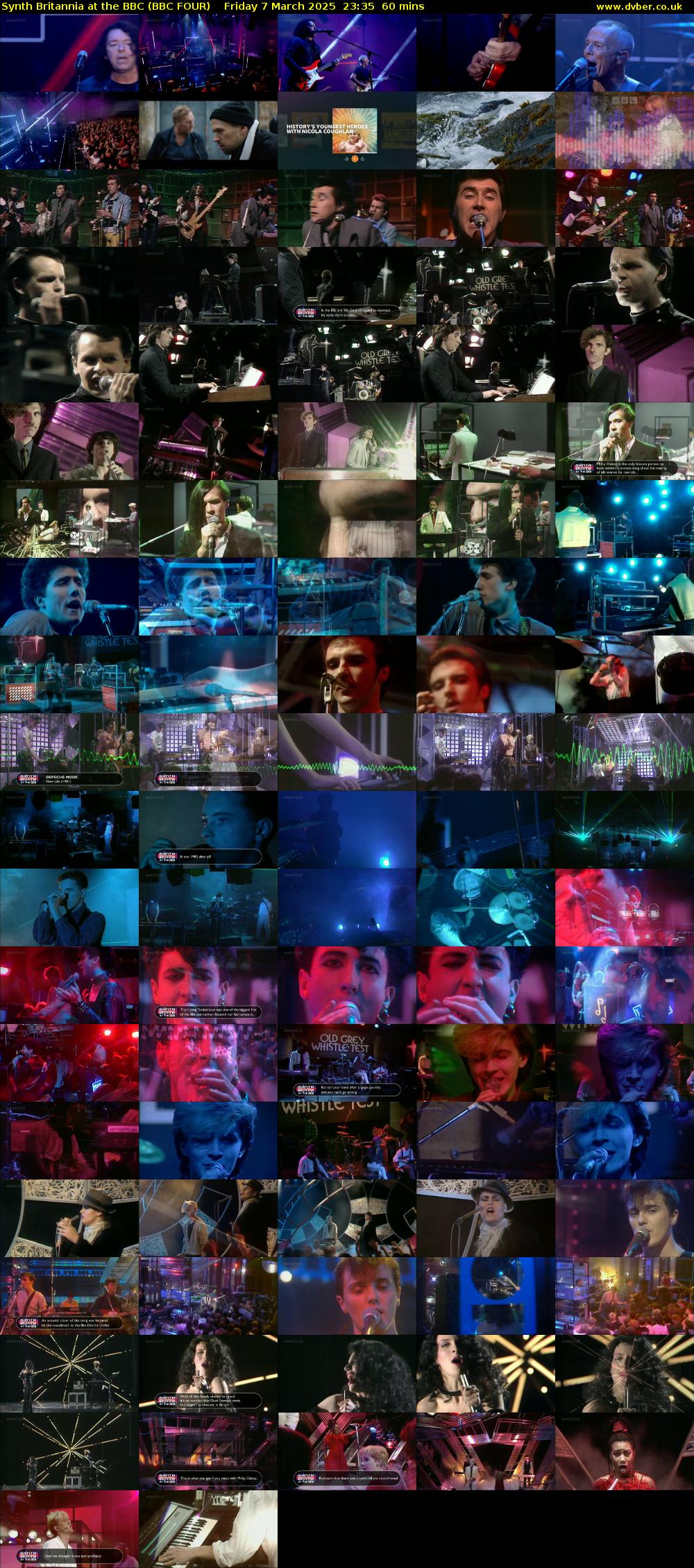 Synth Britannia at the BBC (BBC FOUR) Friday 7 March 2025 23:35 - 00:35