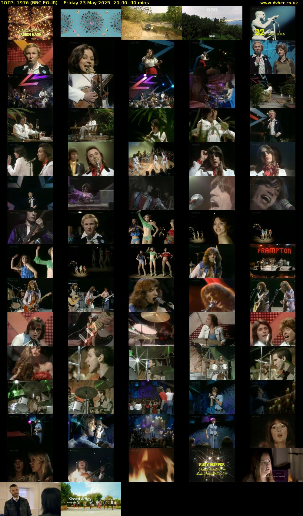 TOTP: 1976 (BBC FOUR) Friday 23 May 2025 20:40 - 21:20