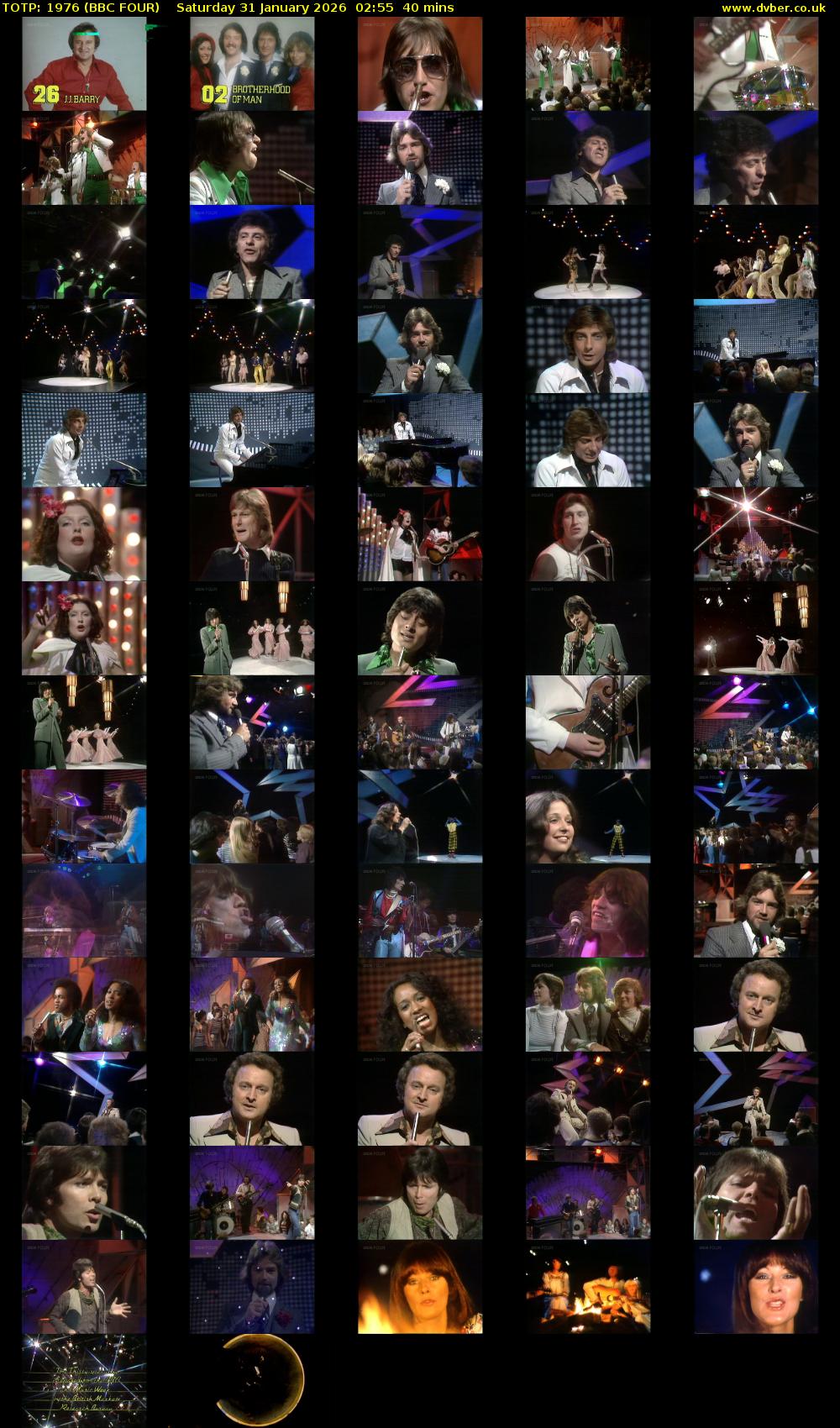 TOTP: 1976 (BBC FOUR) Saturday 31 January 2026 02:55 - 03:35