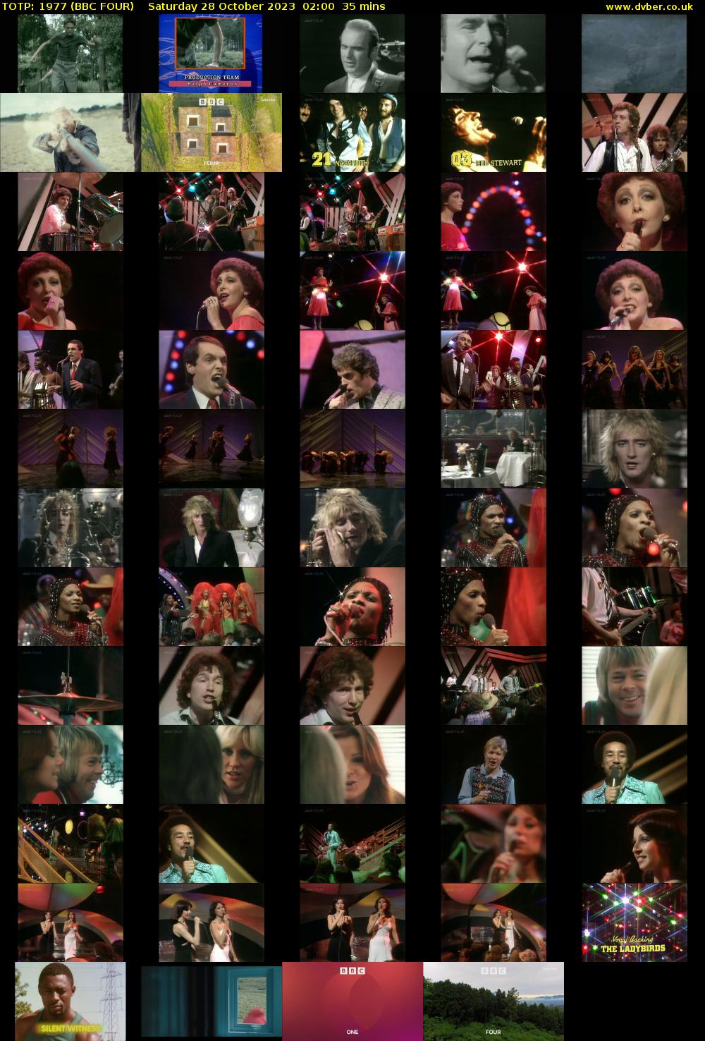 TOTP: 1977 (BBC FOUR) Saturday 28 October 2023 02:00 - 02:35