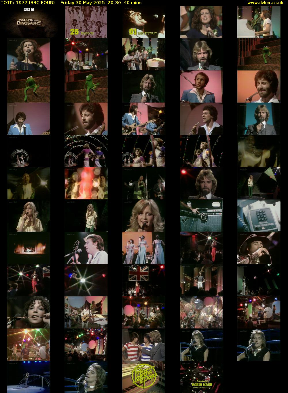 TOTP: 1977 (BBC FOUR) Friday 30 May 2025 20:30 - 21:10