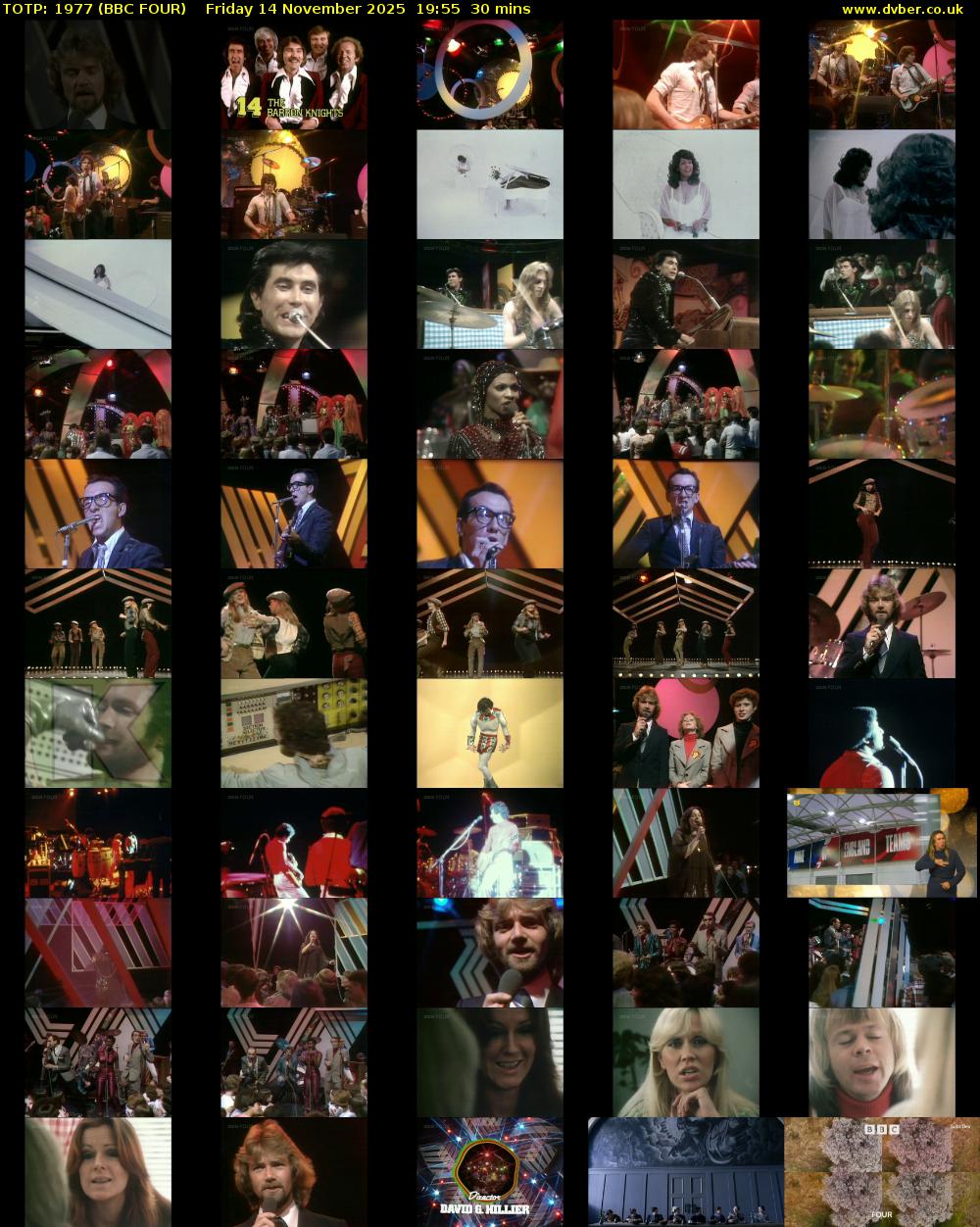 TOTP: 1977 (BBC FOUR) Friday 14 November 2025 19:55 - 20:25