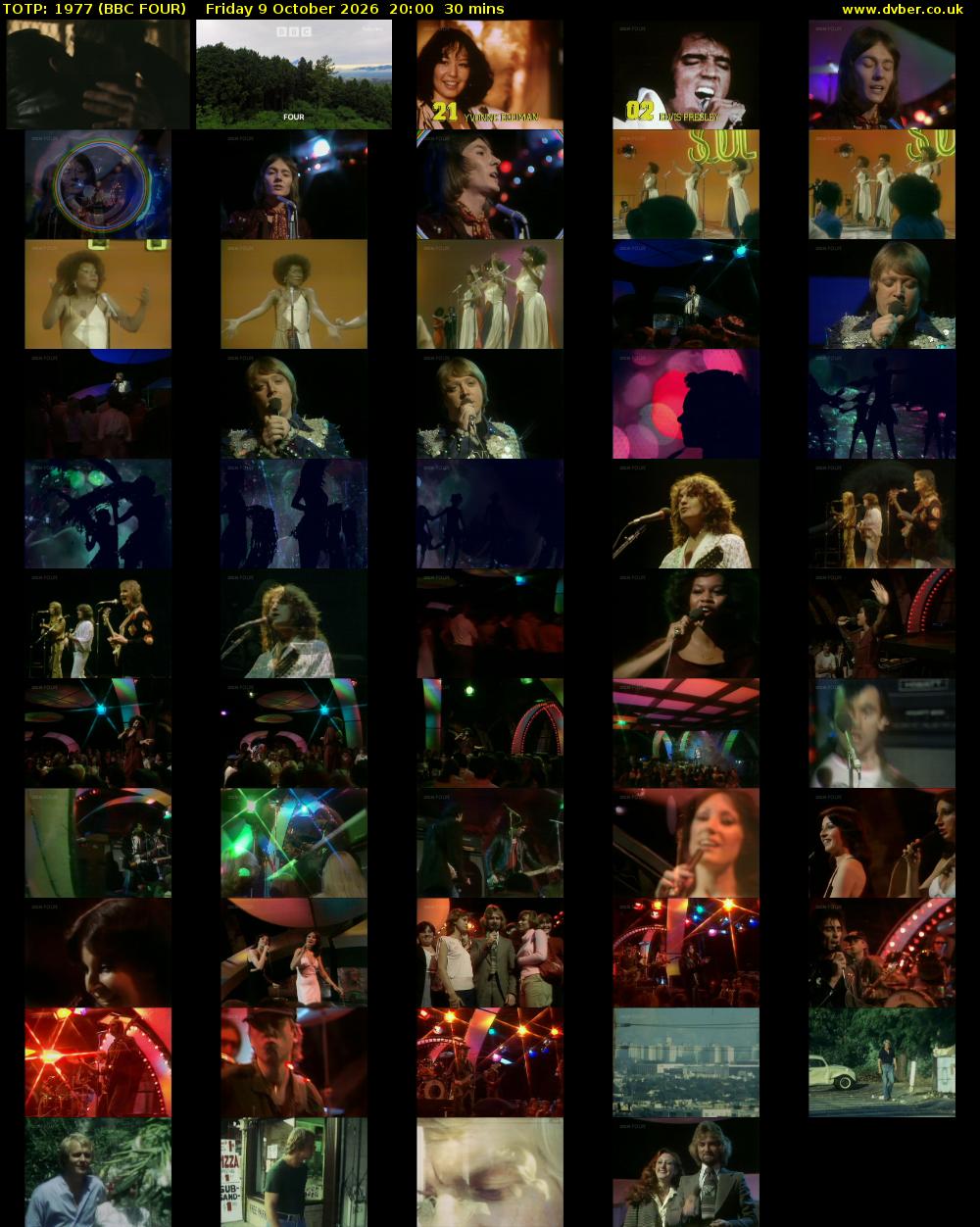 TOTP: 1977 (BBC FOUR) Friday 9 October 2026 20:00 - 20:30