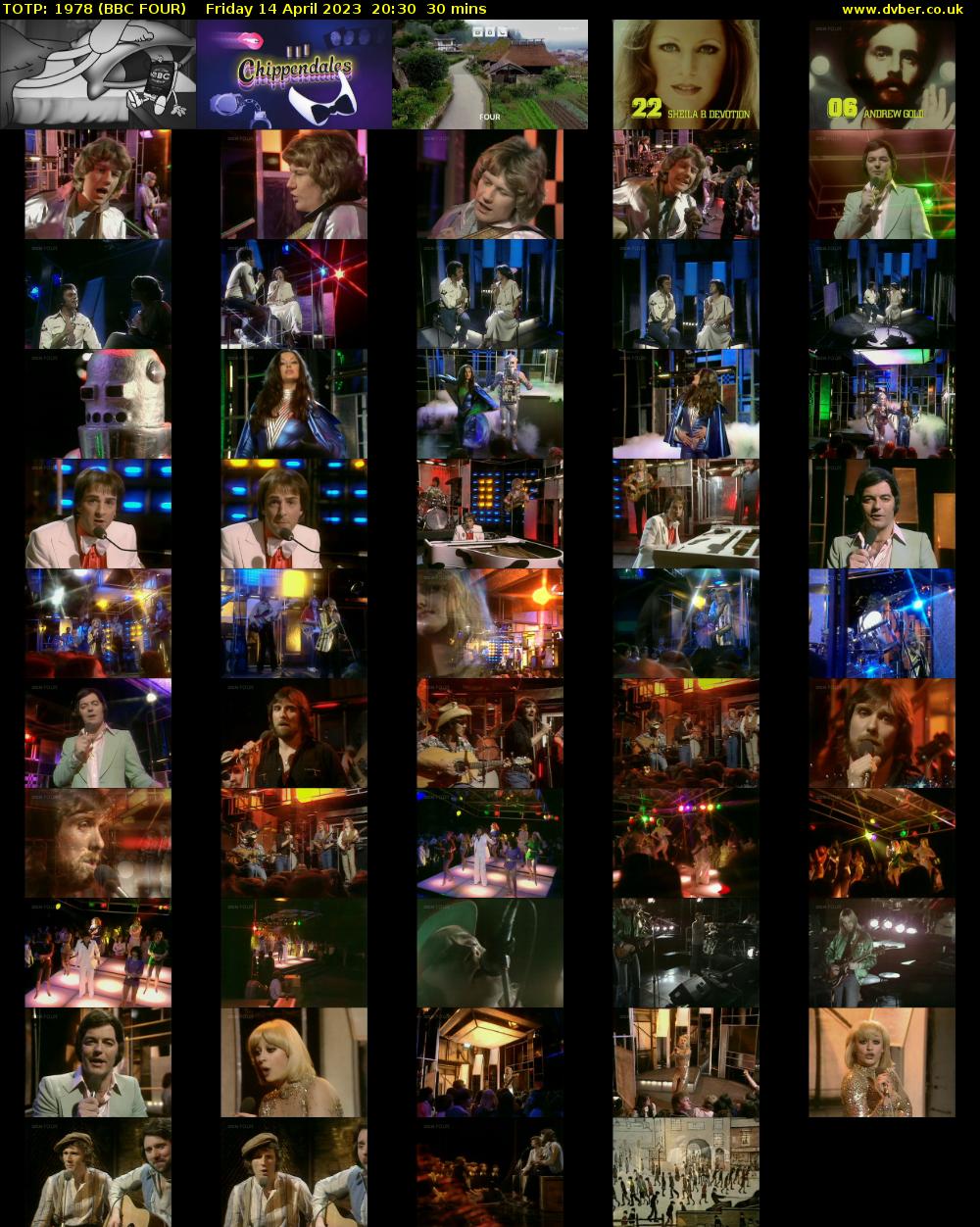 TOTP: 1978 (BBC FOUR) Friday 14 April 2023 20:30 - 21:00