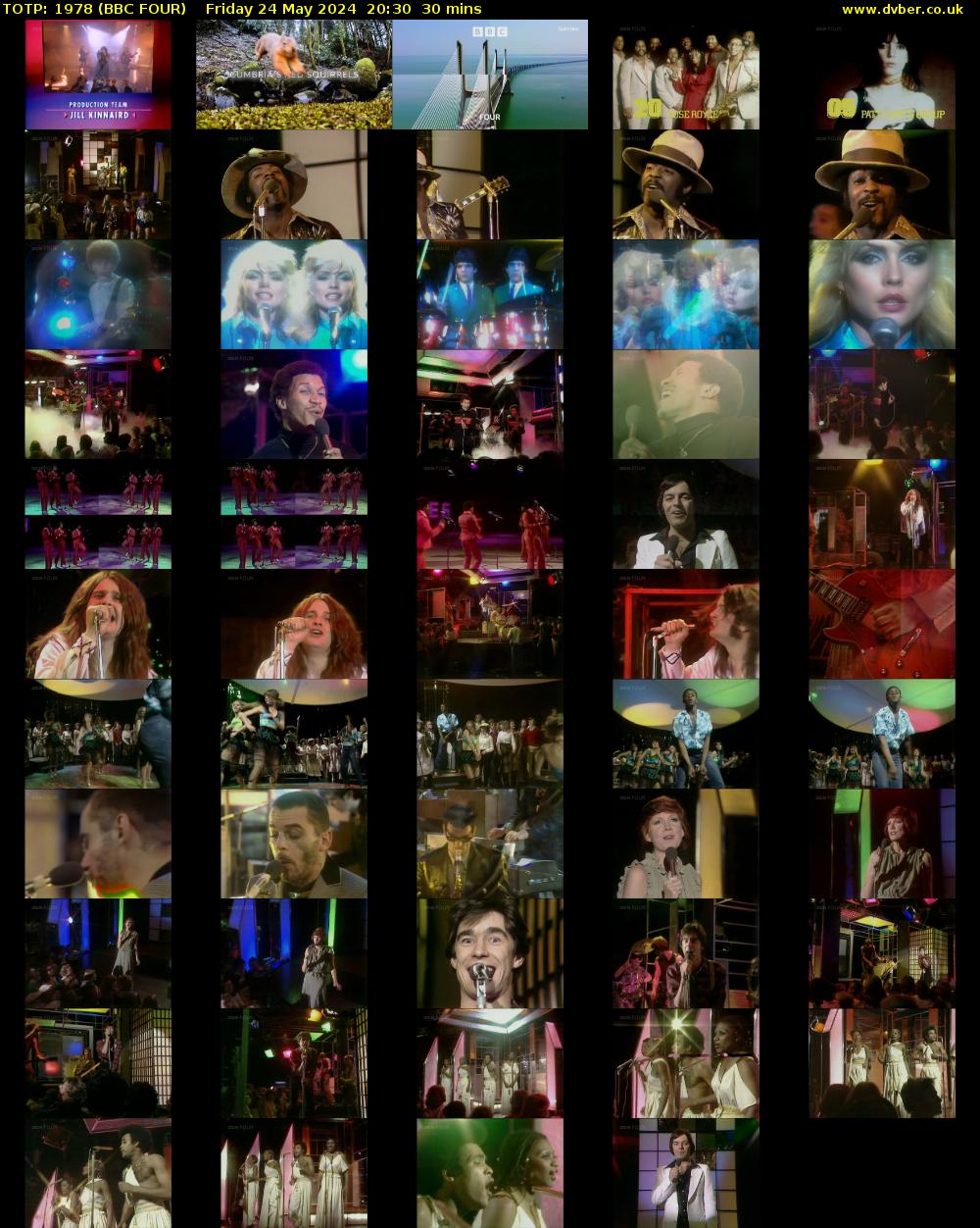 TOTP: 1978 (BBC FOUR) Friday 24 May 2024 20:30 - 21:00