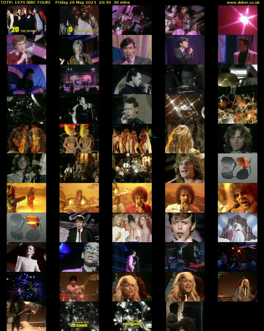 TOTP: 1979 (BBC FOUR) Friday 26 May 2023 20:30 - 21:00