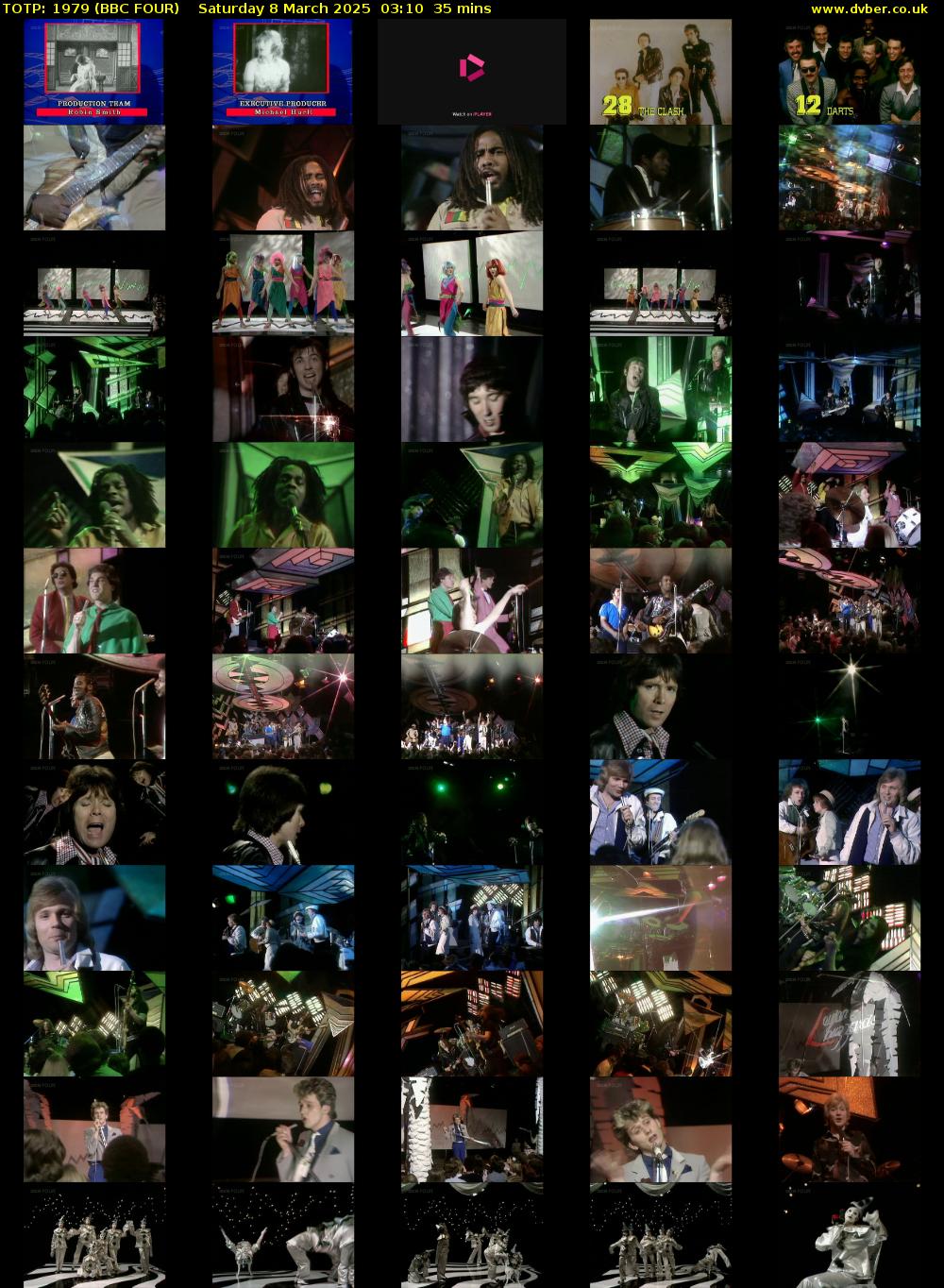 TOTP: 1979 (BBC FOUR) Saturday 8 March 2025 03:10 - 03:45