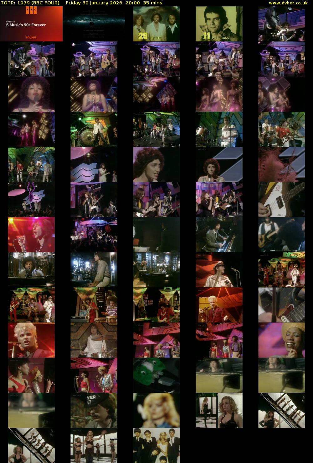 TOTP: 1979 (BBC FOUR) Friday 30 January 2026 20:00 - 20:35