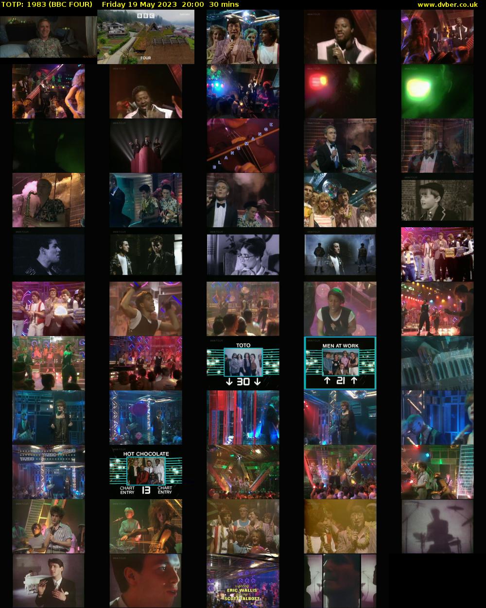 TOTP: 1983 (BBC FOUR) Friday 19 May 2023 20:00 - 20:30