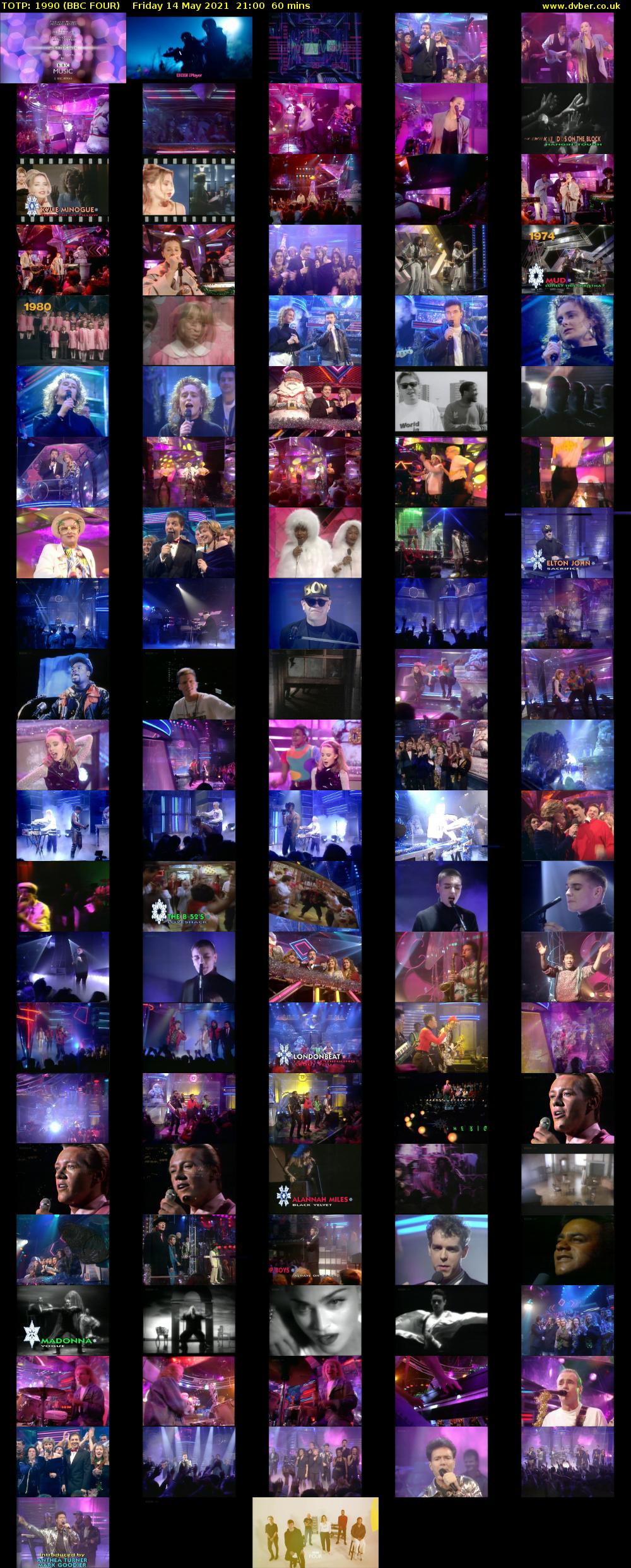 TOTP: 1990 (BBC FOUR) Friday 14 May 2021 21:00 - 22:00