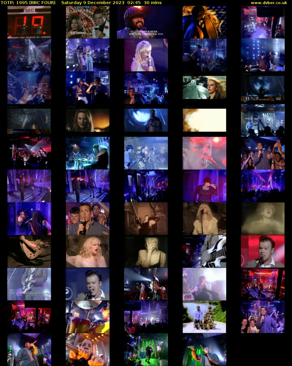 TOTP: 1995 (BBC FOUR) Saturday 9 December 2023 02:45 - 03:15