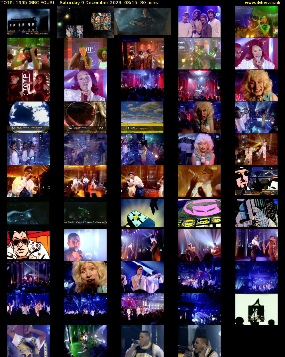 TOTP: 1995 (BBC FOUR) Saturday 9 December 2023 03:15 - 03:45