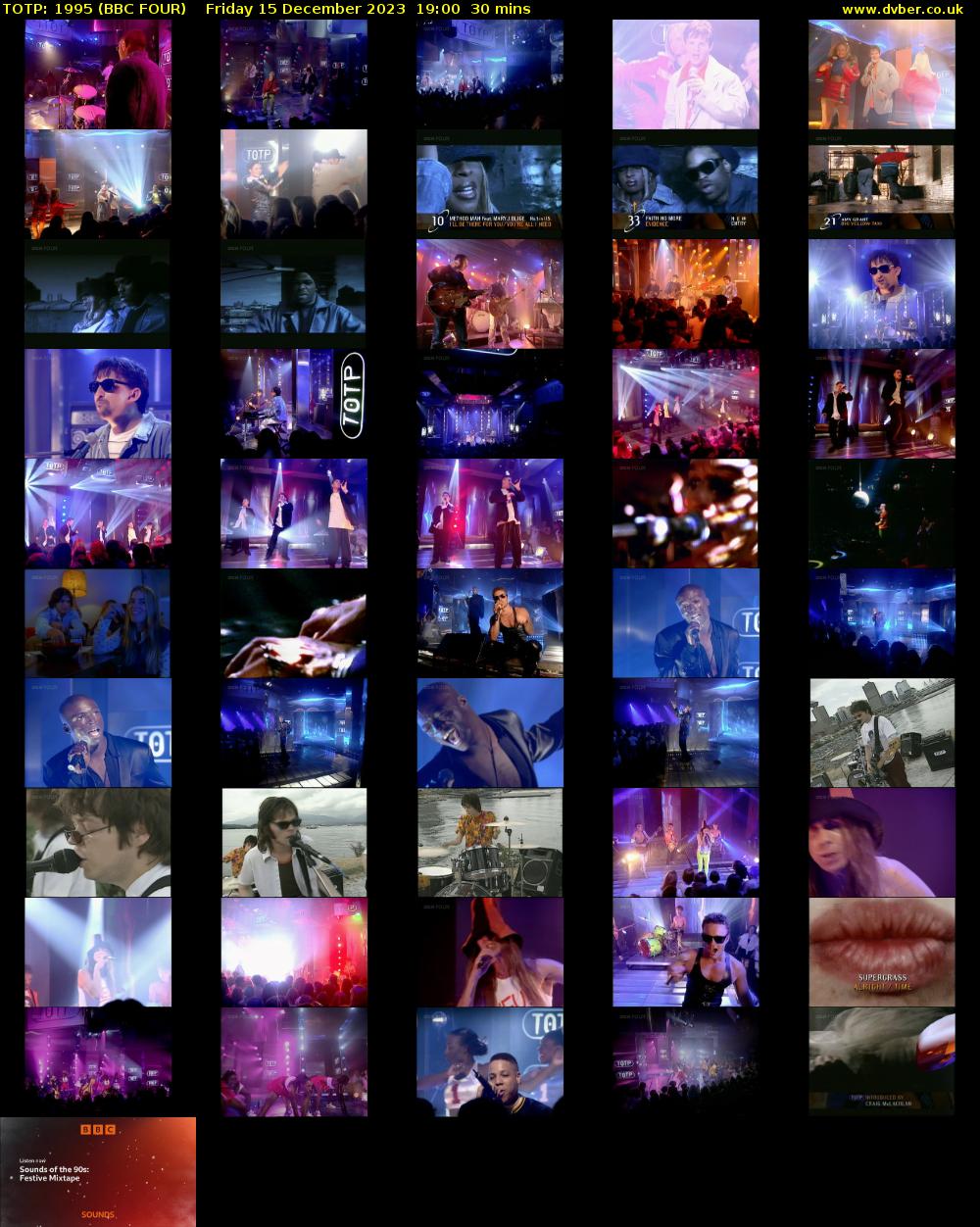 TOTP: 1995 (BBC FOUR) Friday 15 December 2023 19:00 - 19:30