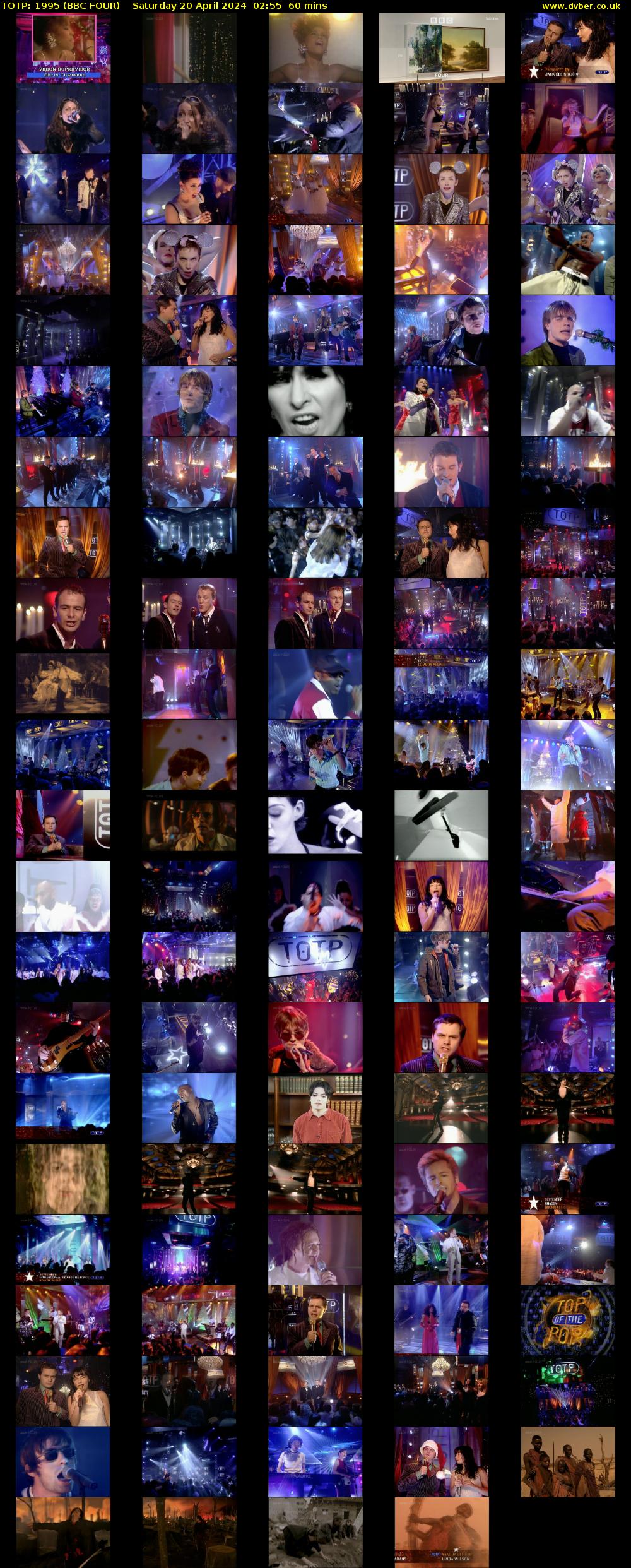 TOTP: 1995 (BBC FOUR) Saturday 20 April 2024 02:55 - 03:55