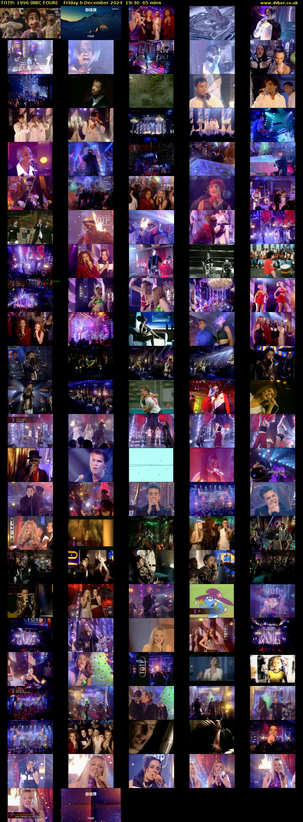 TOTP: 1996 (BBC FOUR) Friday 6 December 2024 19:30 - 20:35