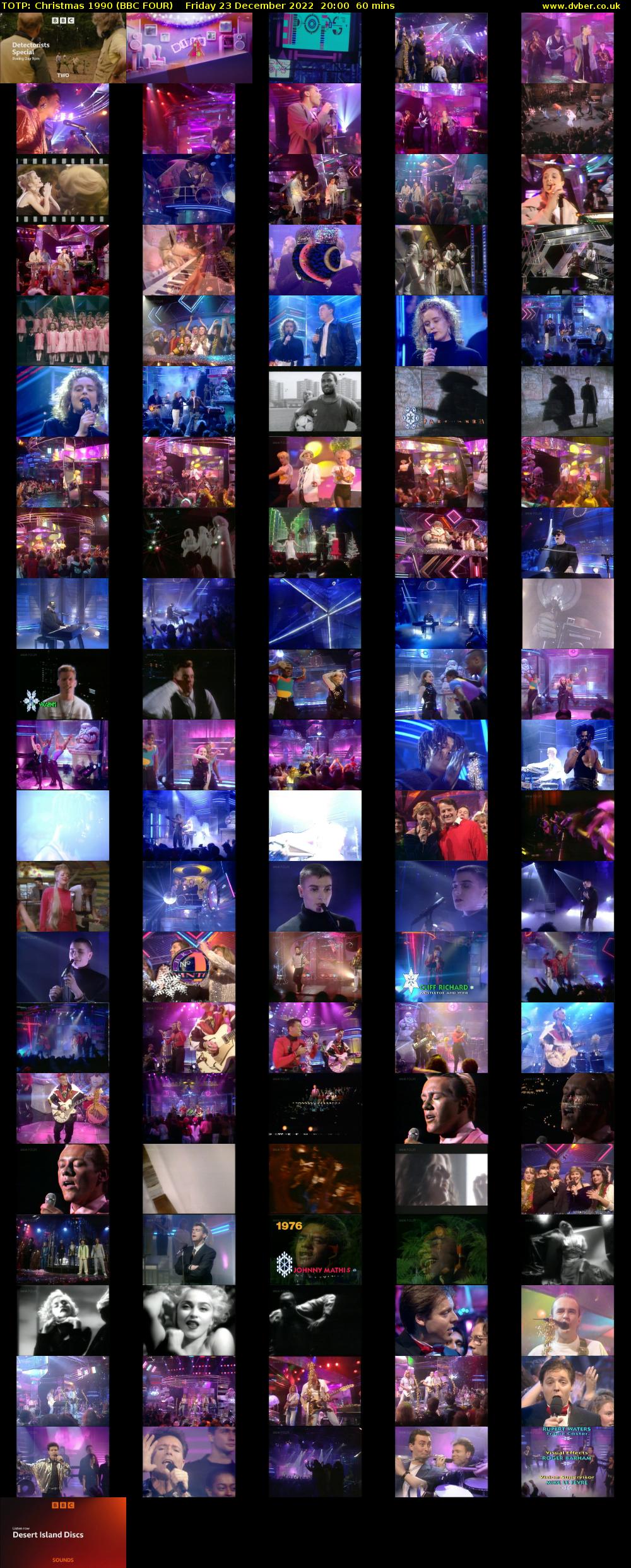 TOTP: Christmas 1990 (BBC FOUR) Friday 23 December 2022 20:00 - 21:00