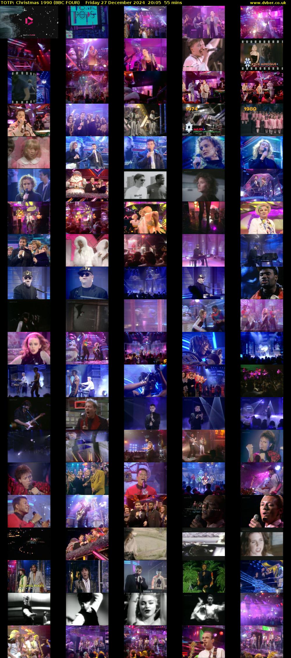 TOTP: Christmas 1990 (BBC FOUR) Friday 27 December 2024 20:05 - 21:00