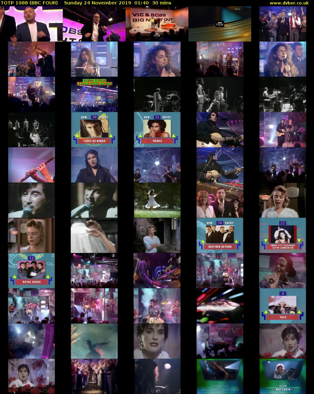 TOTP 1988 (BBC FOUR) Sunday 24 November 2019 01:40 - 02:10